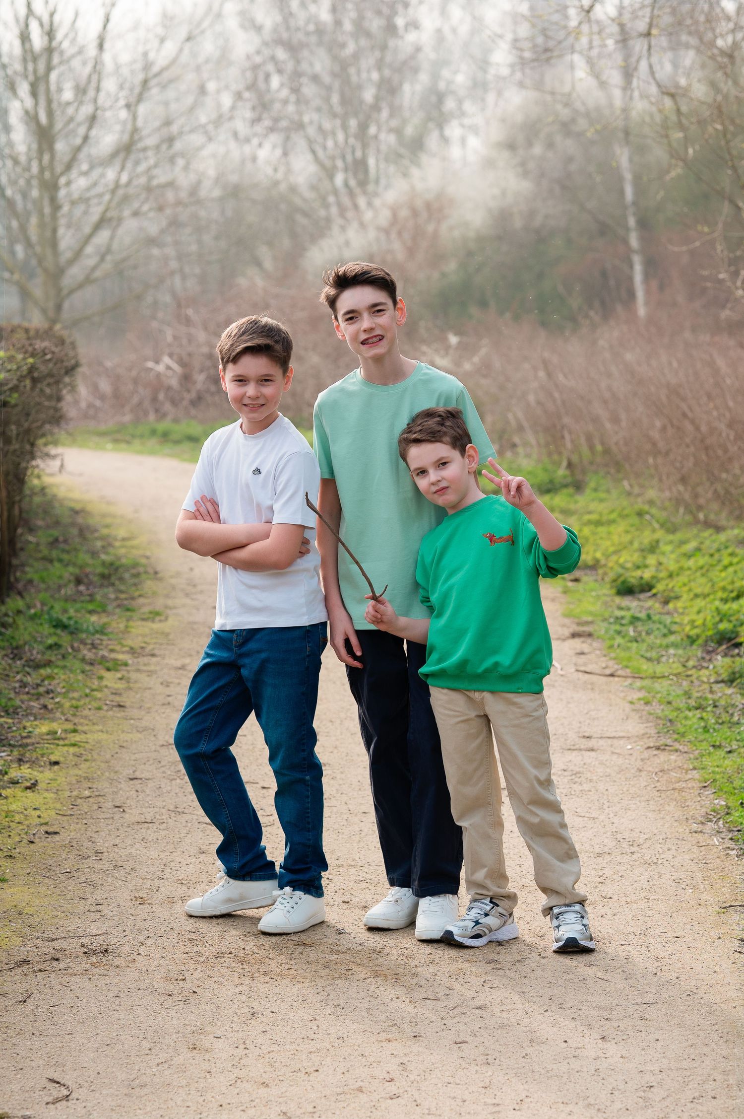 Familie, kinderen, portret, fotoshoot op locatie, fotograaf Halle;