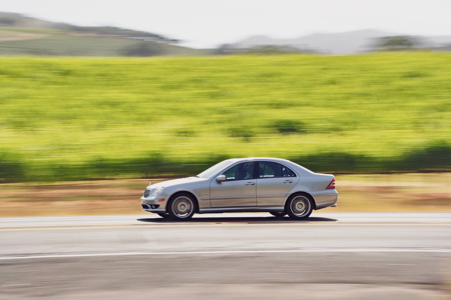 The C32 AMG at Breakfast Club Rally.