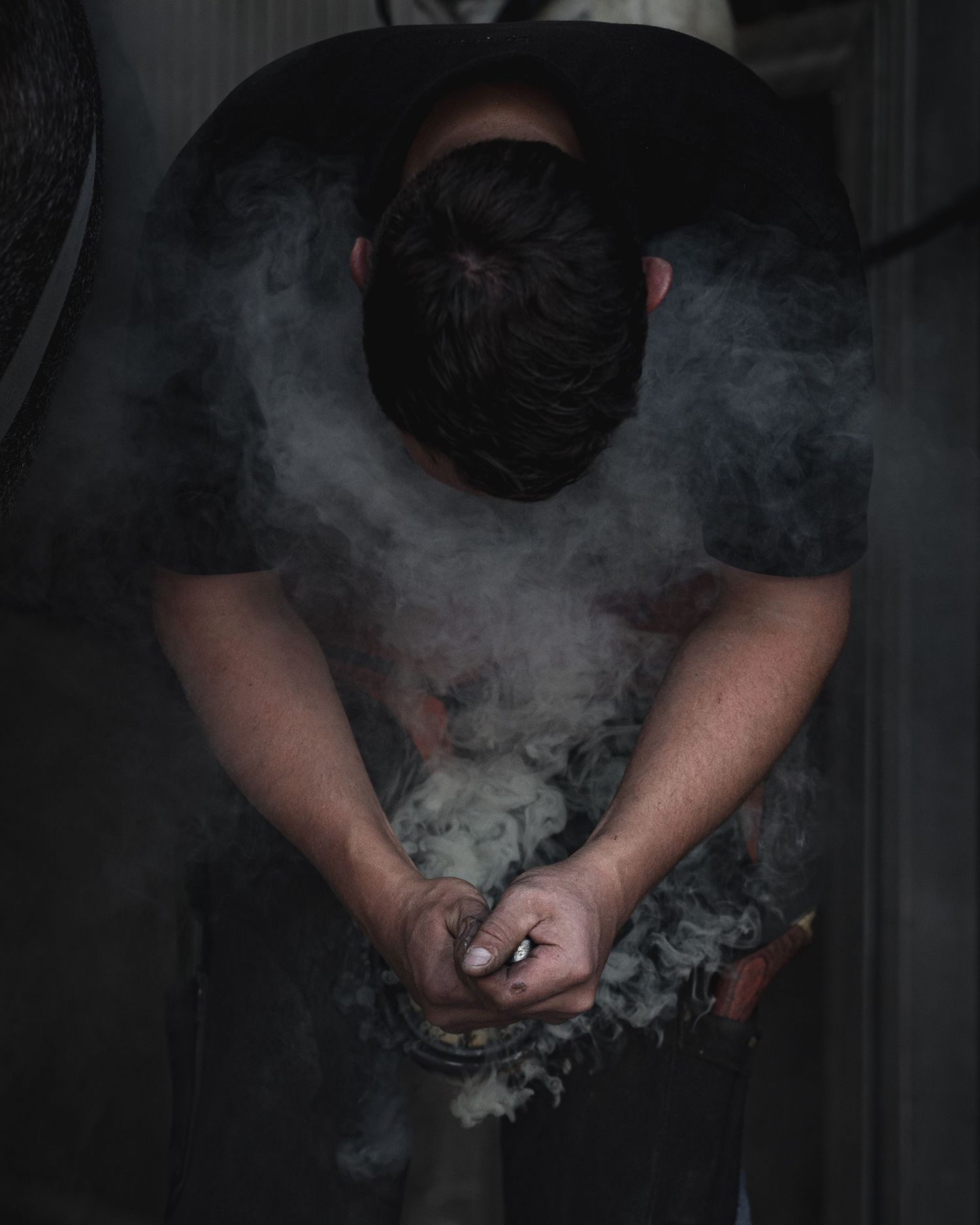 Farrier at Chapel Farm.