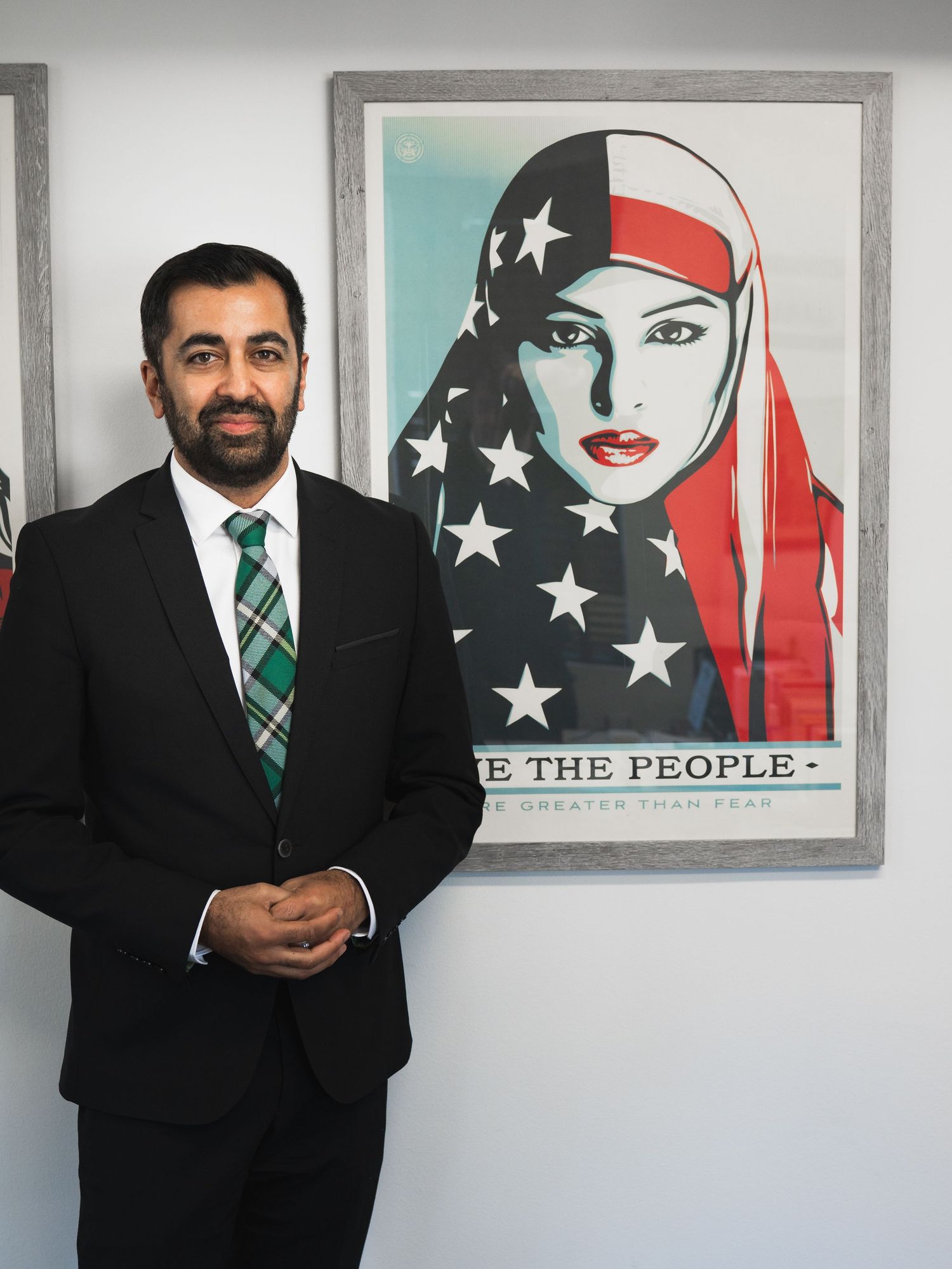 Humza Yousaf MSP at MPAC headquarters in Washington DC.