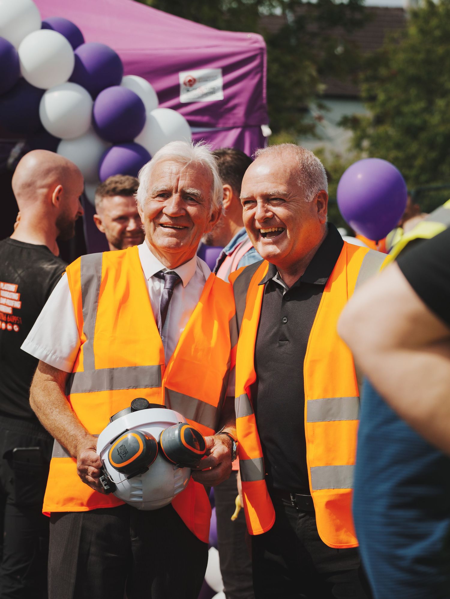 DAMM Environmental at DIY SOS filming in Glasgow - 2025.