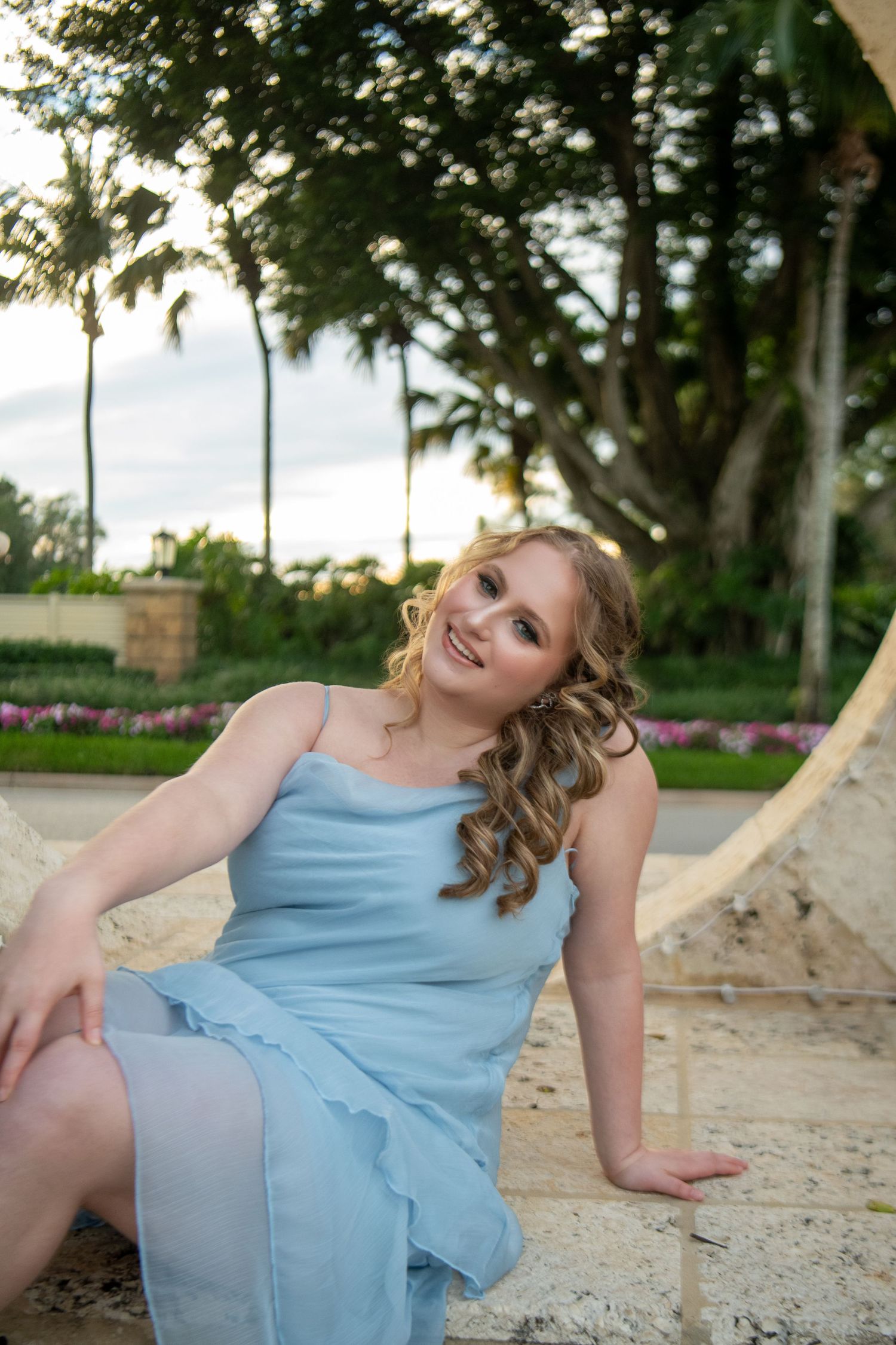 Palm Beach Gardens senior portrait natural light