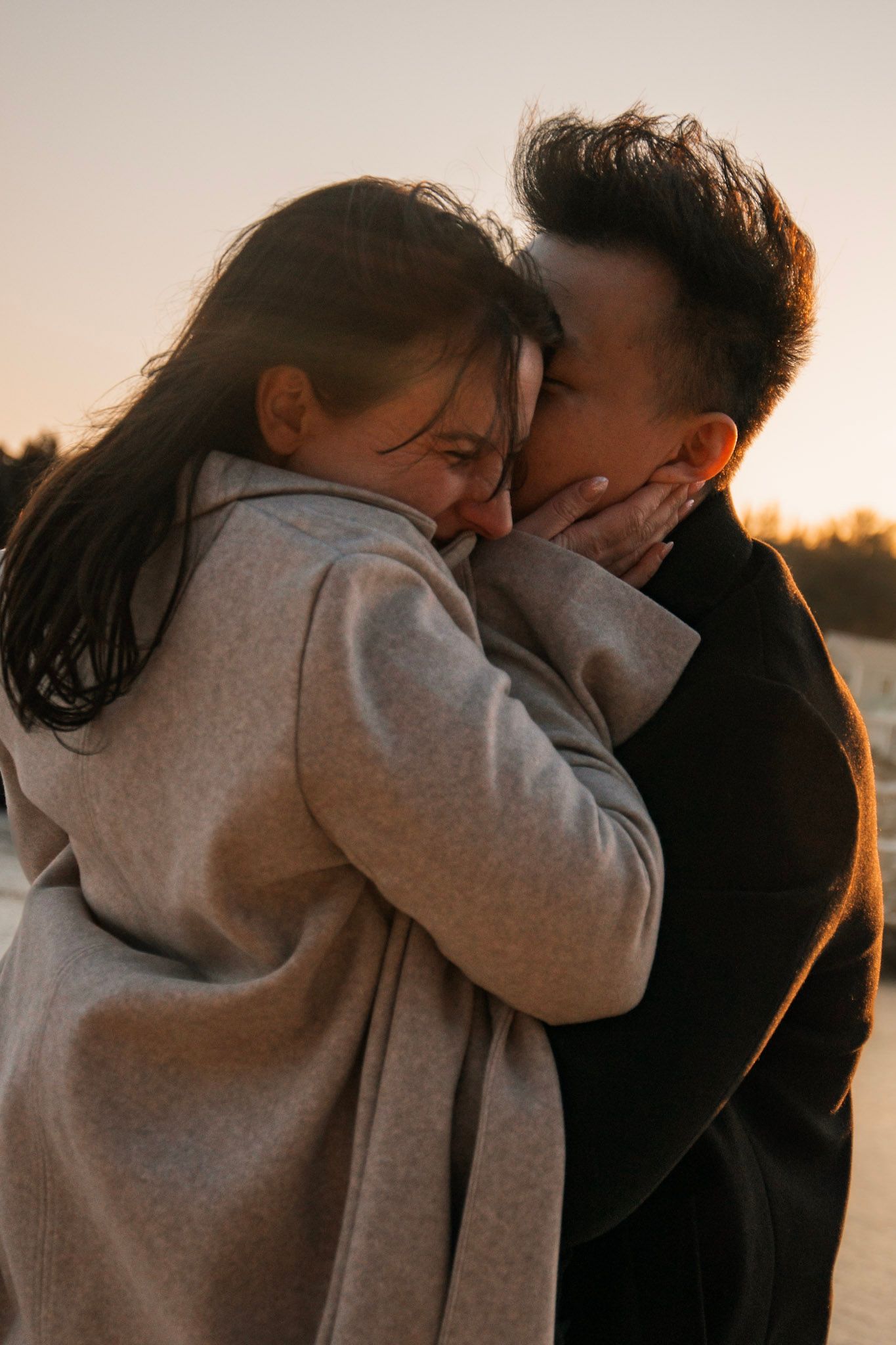 Romantic outdoor engagement session
Golden hour couples session
Sunset couple photography Nova Scotia