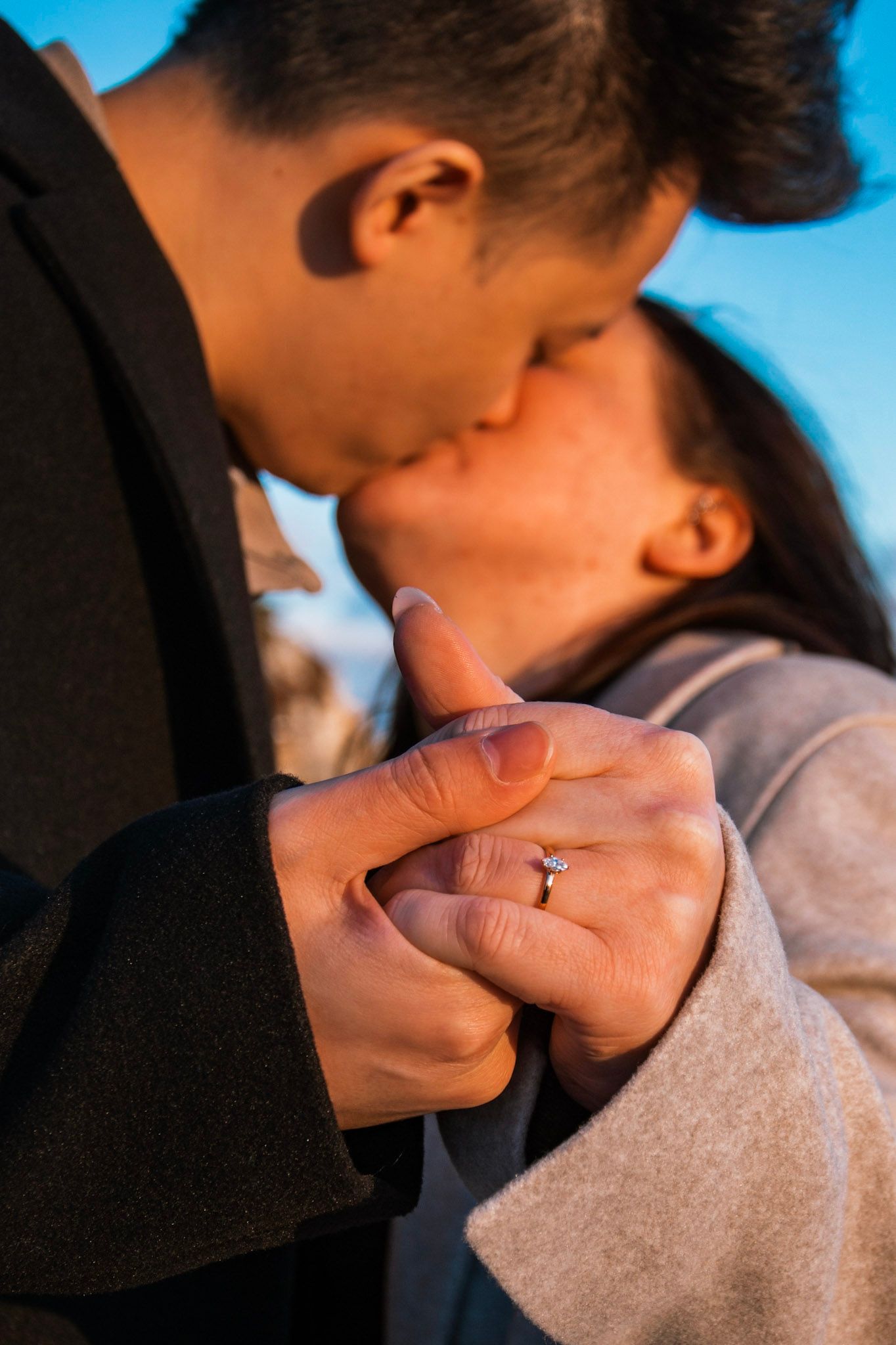 Romantic outdoor engagement session
Golden hour couples session
Sunset couple photography Nova Scotia