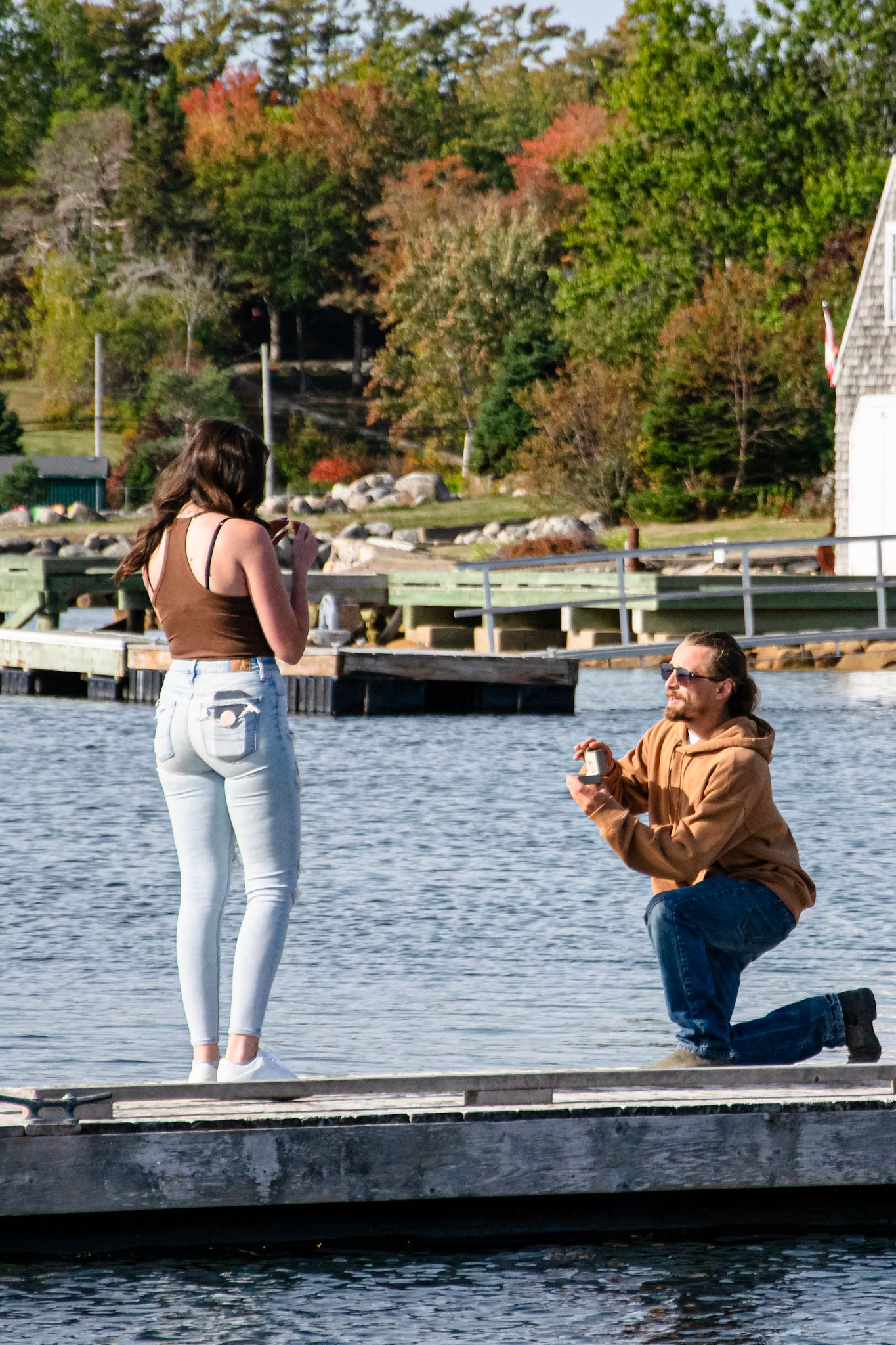 Natural engagement portraits