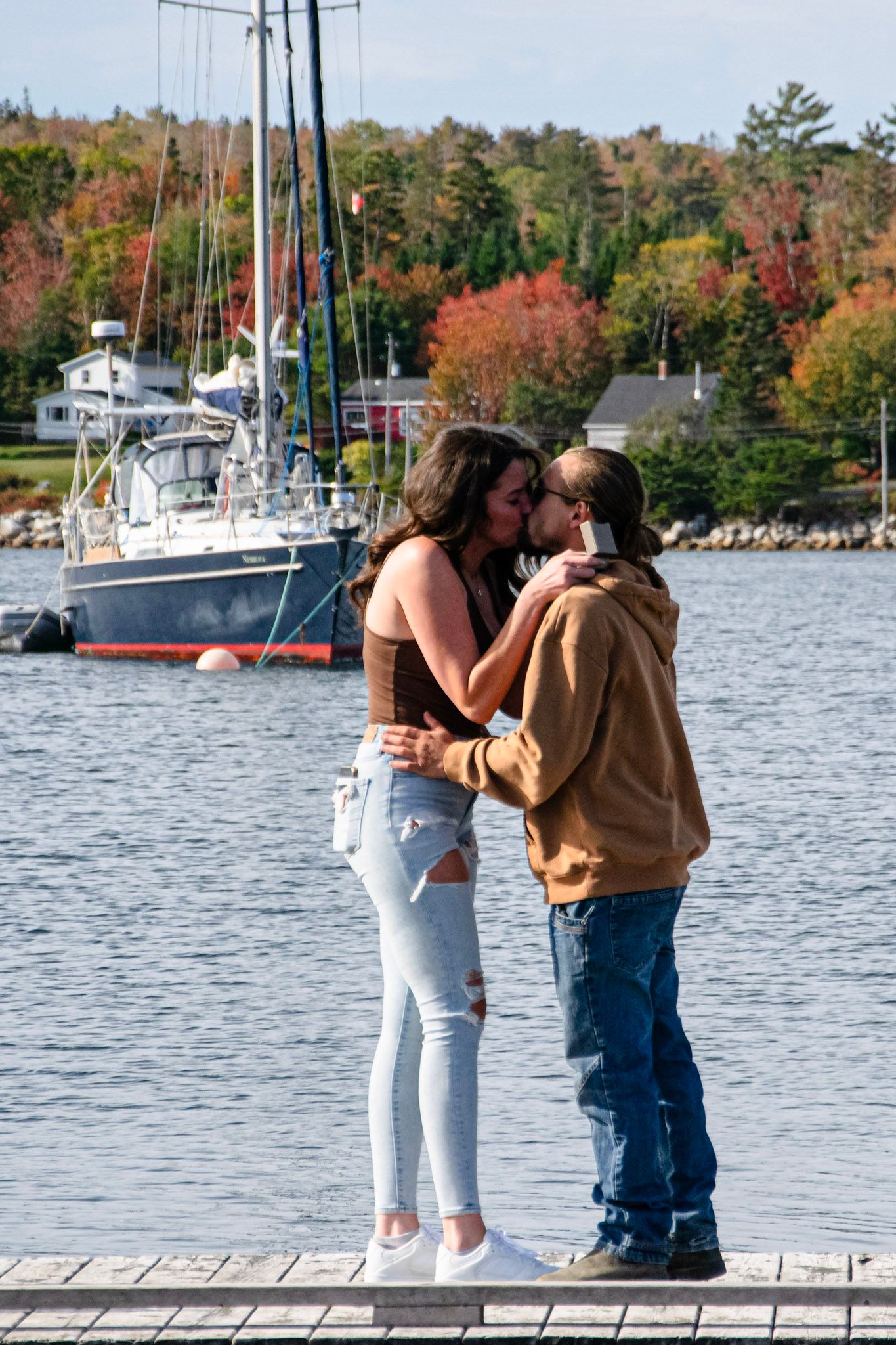 Natural engagement portraits