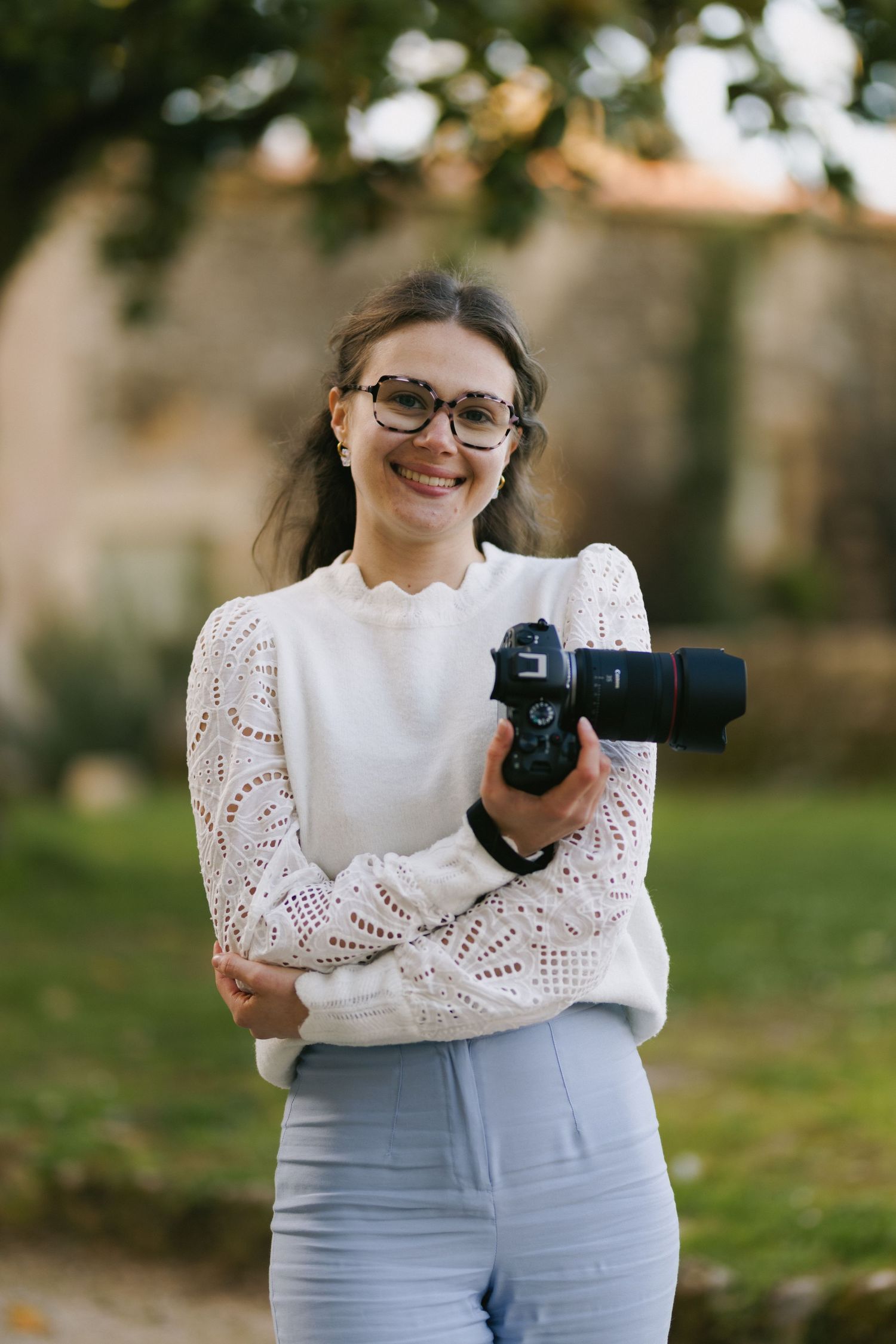 Portrait de la photographe par Laura.T Photographie