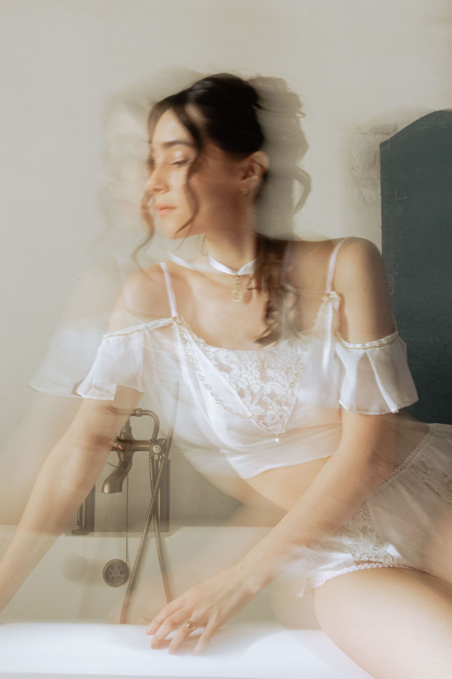 Séance portrait lingerie
