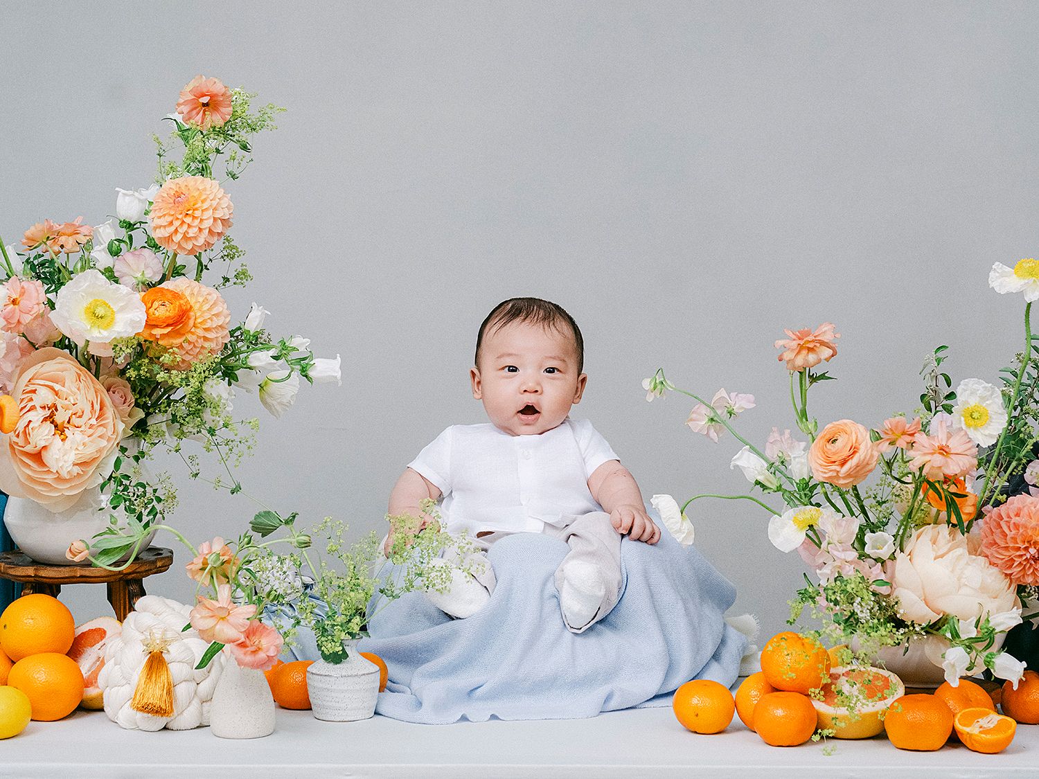 Traditional 100th-day and first birthday (Dol) celebration photography in NYC by STUDIO OC