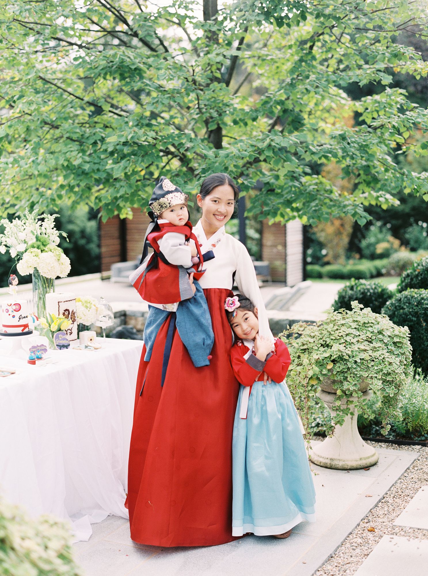 Traditional 100th-day and first birthday (Dol) celebration photography in NYC by STUDIO OC