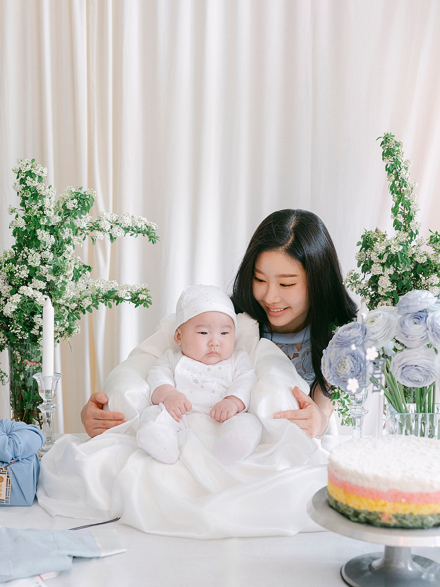 Traditional 100th-day and first birthday (Dol) celebration photography in NYC by STUDIO OC