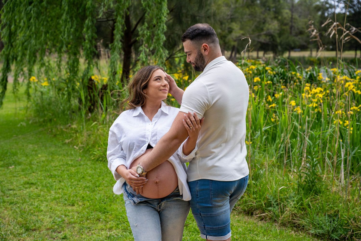 Natural maternity, postpartum and family photography in Western Sydney capturing genuine connection and emotion