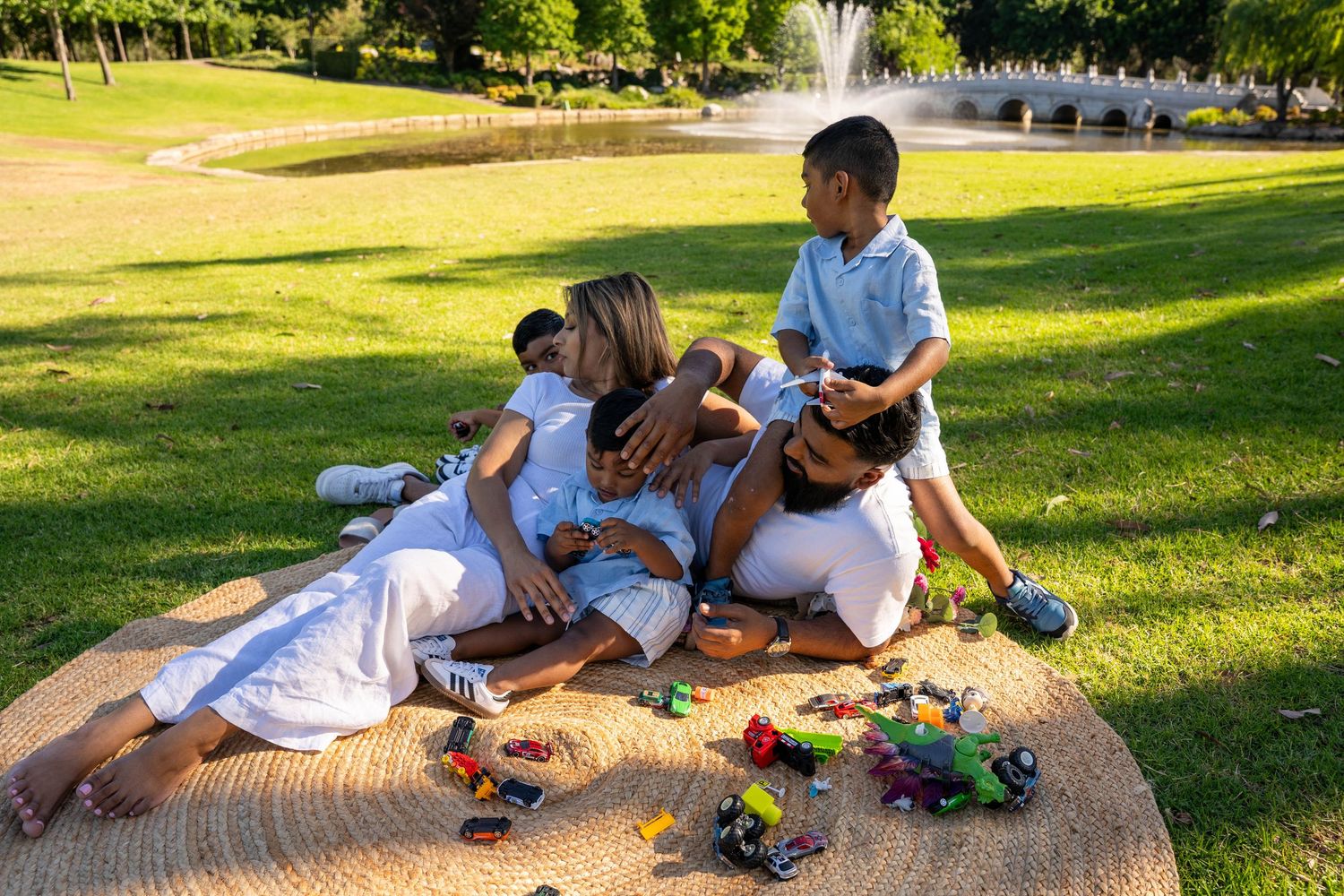 Soft, natural family photography session in Western Sydney with a calm, storytelling approach