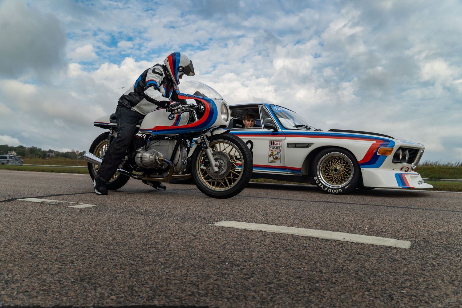 Audrain Concours Motor Week, BMW Race motorcycle and Race Car