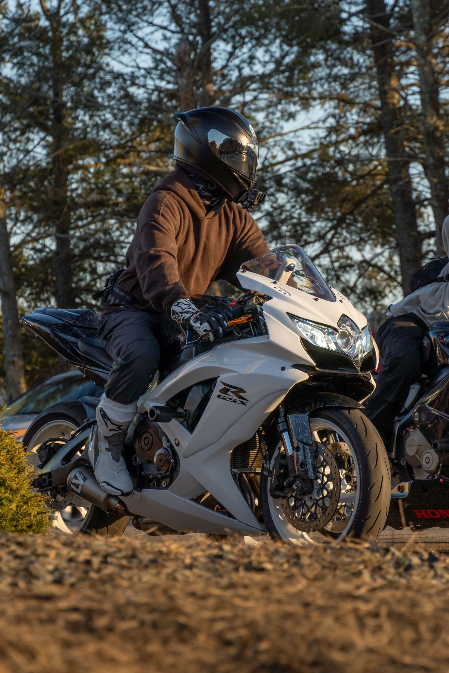 Motorcycle at Bike Night hosted by Cycle Gear