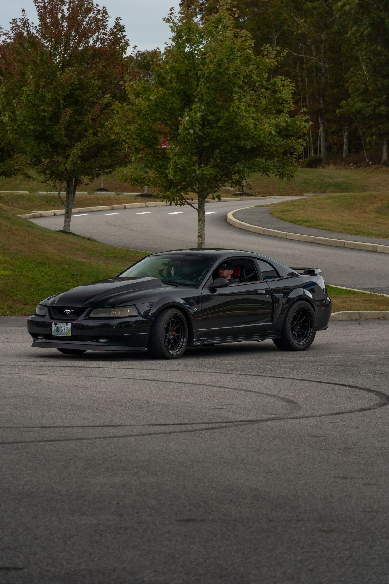 Black 2002 Mustang GT modified