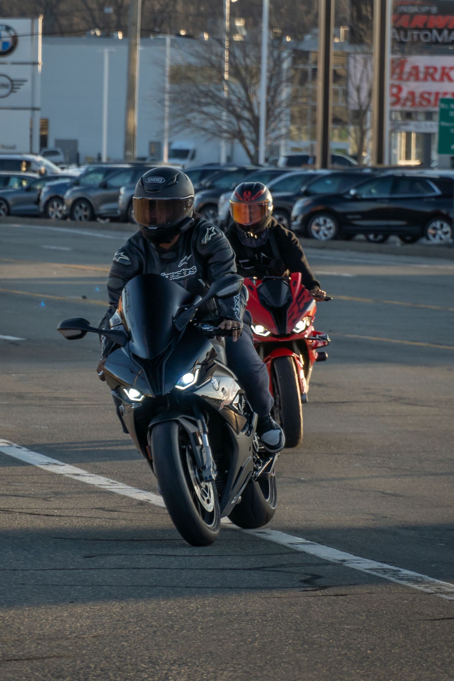 Motorcycle at Bike Night hosted by Cycle Gear