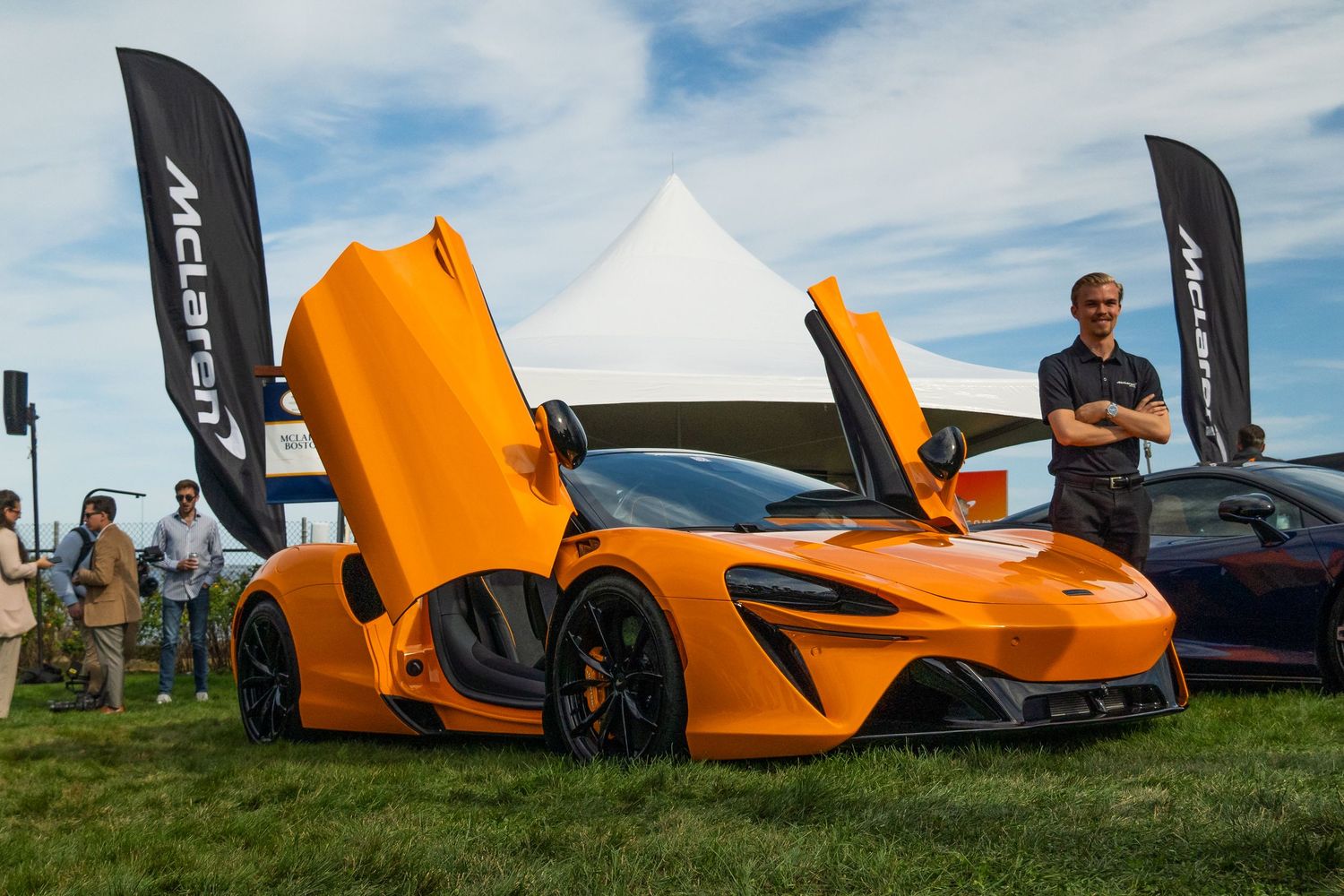Audrain Concours Motor Week Launch of a new Mclearen