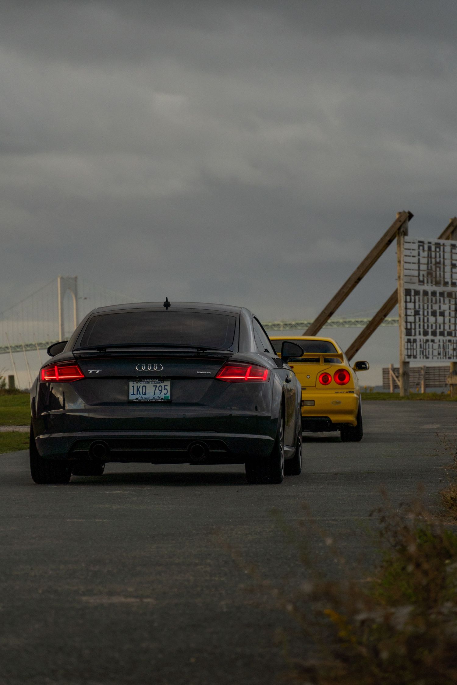 Audi TT and Nissan R34