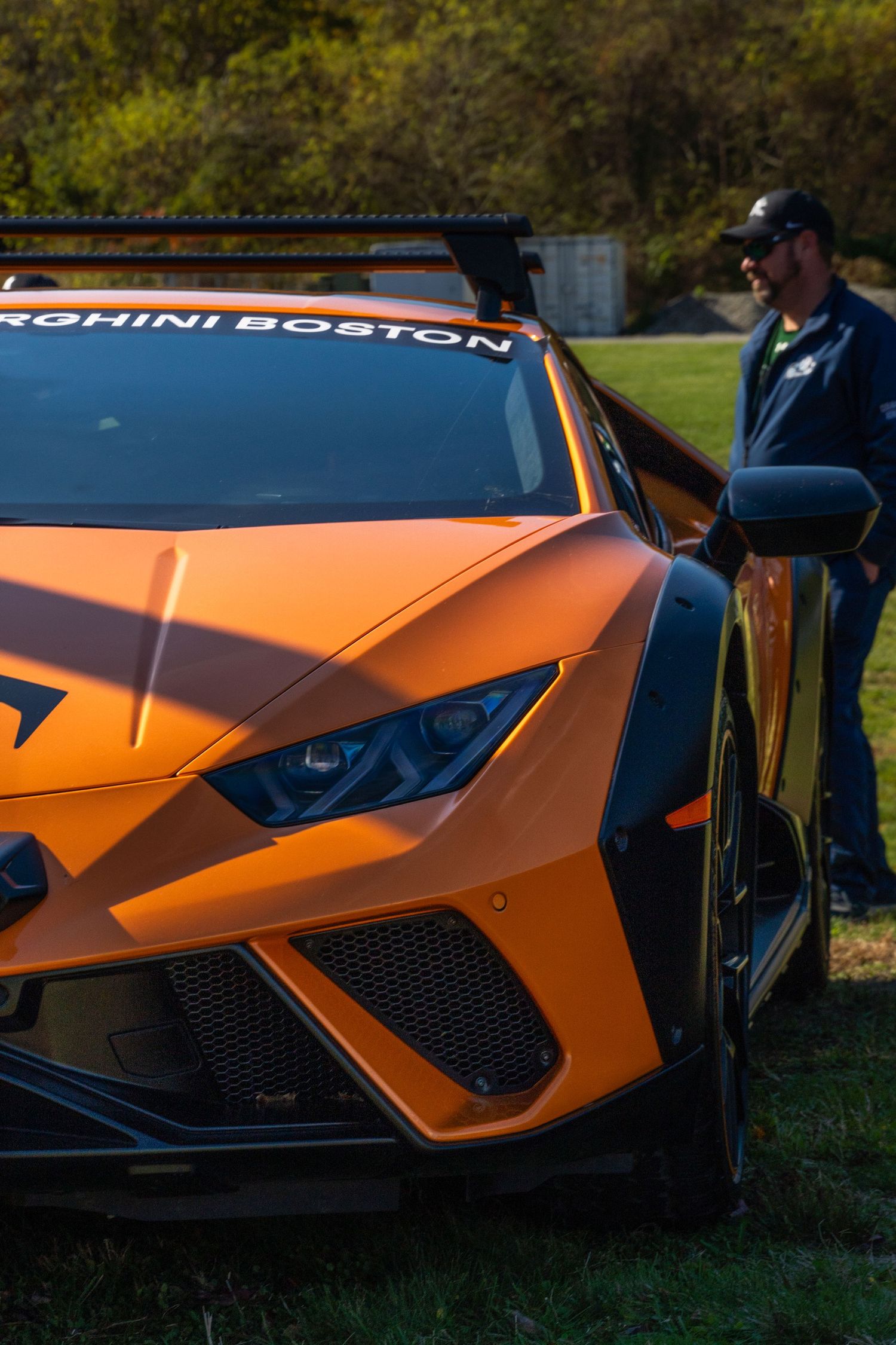 Lamborghini at Newport Car Musuem Lambo Day