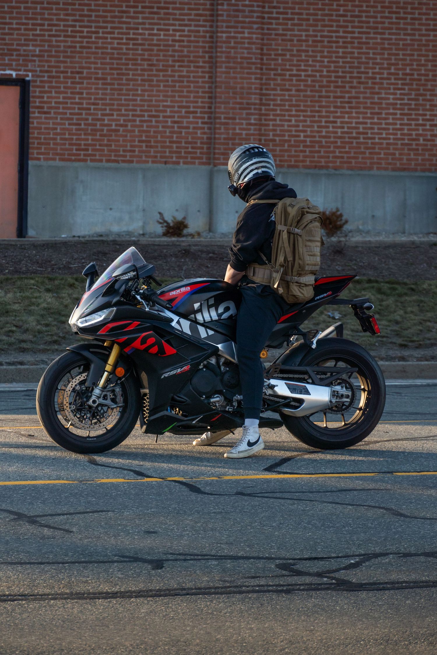 Motorcycle at Bike Night hosted by Cycle Gear