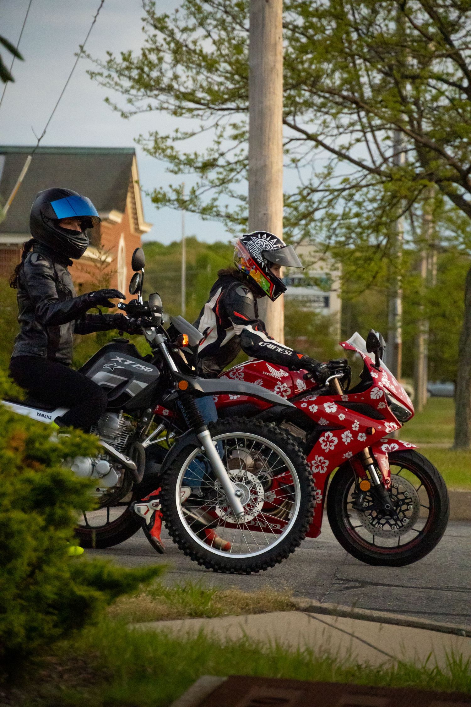 Motorcycle at Bike Night hosted by Cycle Gear