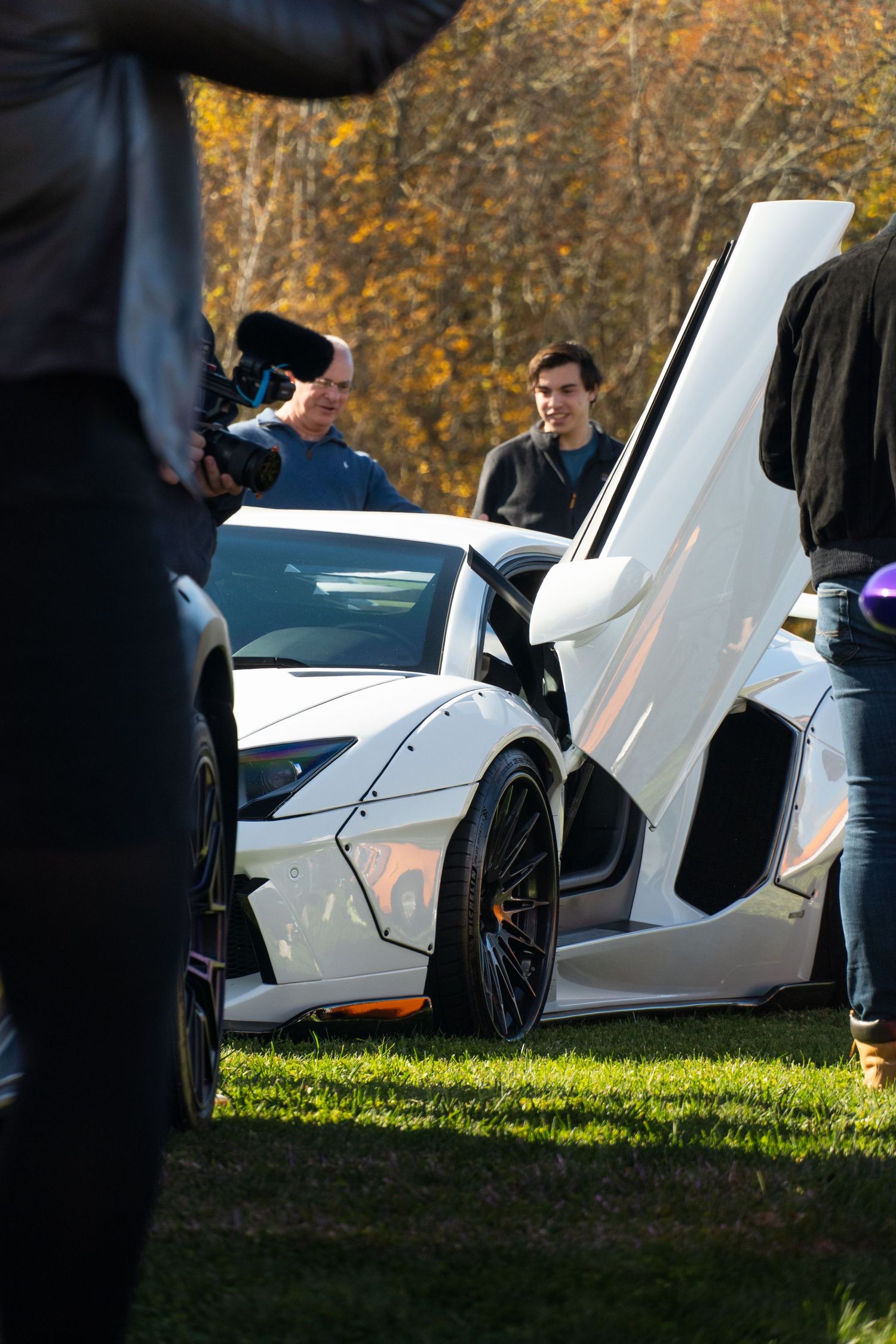 Lamborghini at Newport Car Musuem Lambo Day