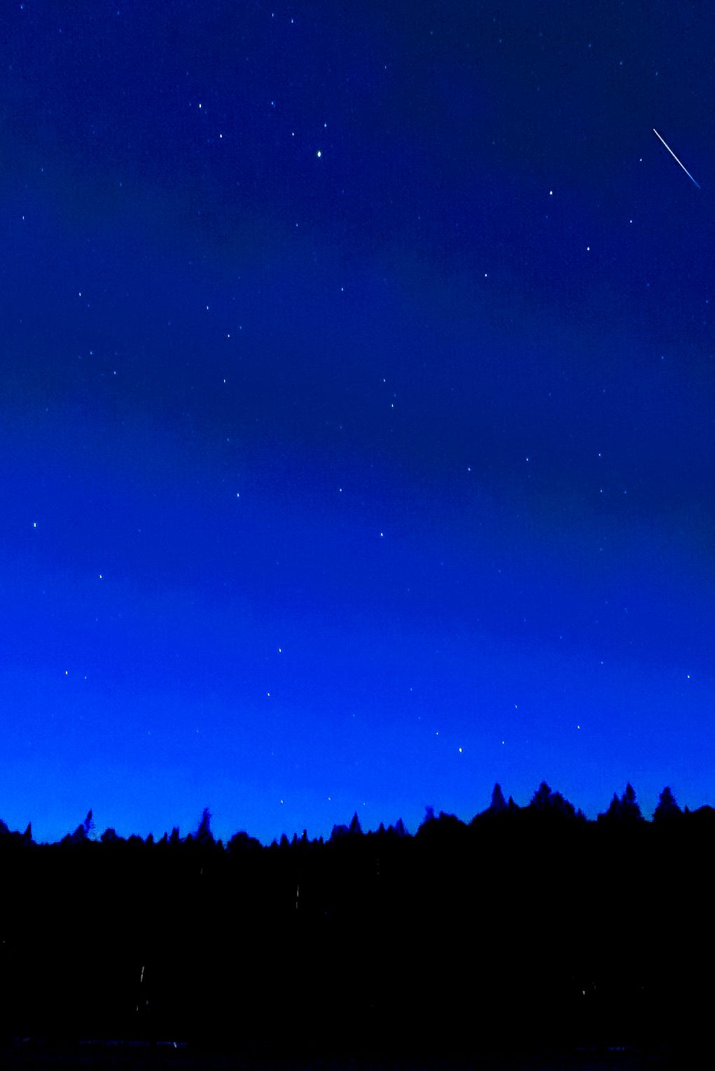 Stars at night with Shooting star