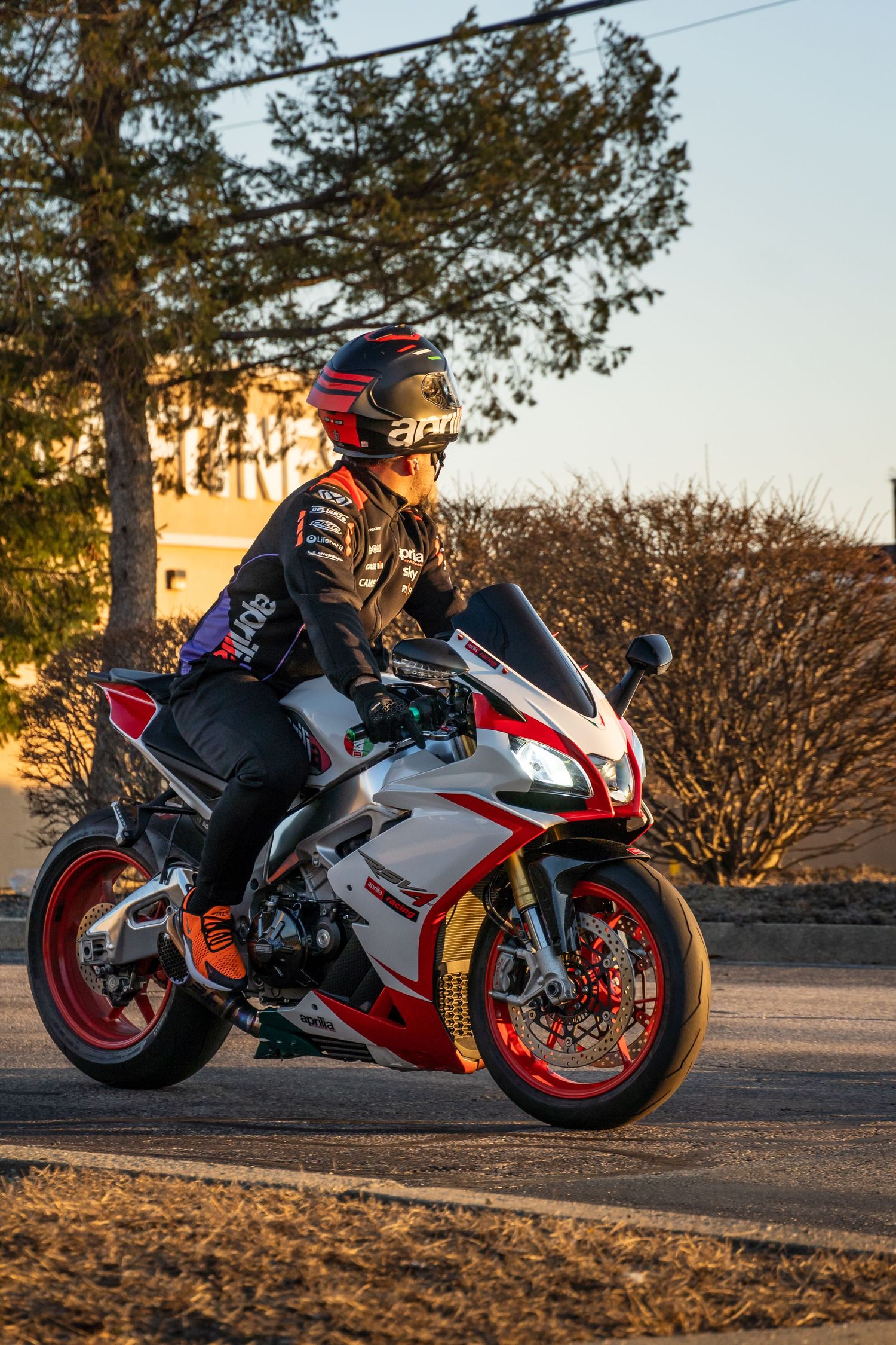 Motorcycle at Bike Night hosted by Cycle Gear