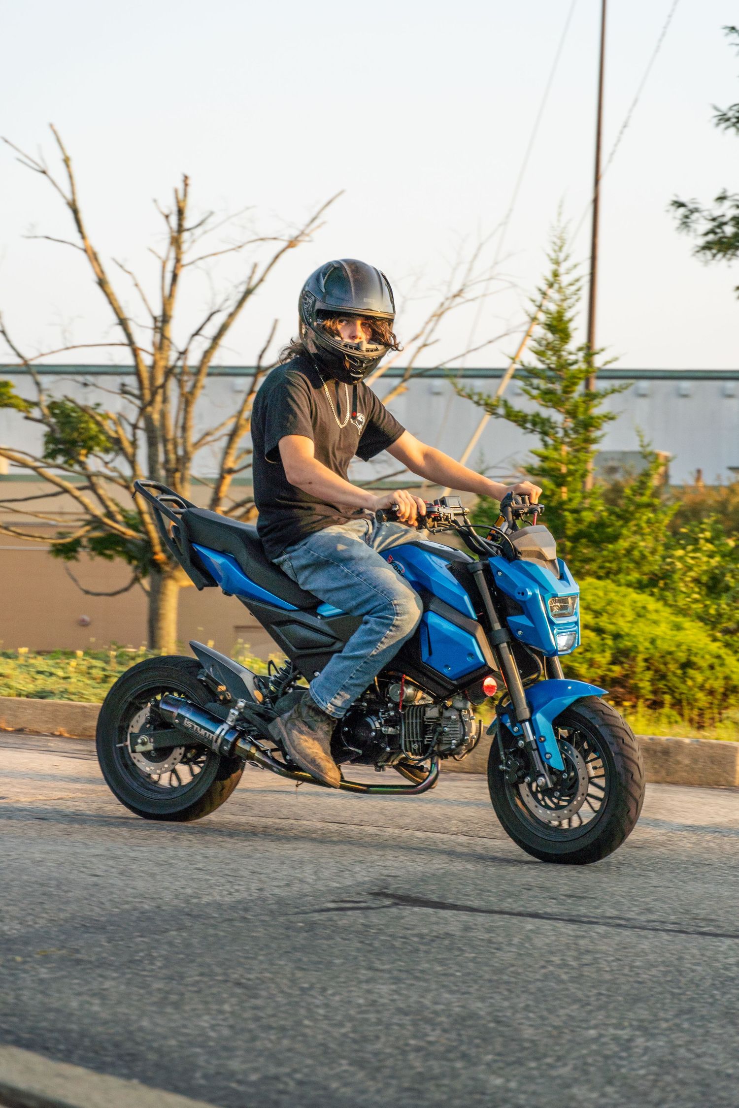 Motorcycle at Bike Night hosted by Cycle Gear