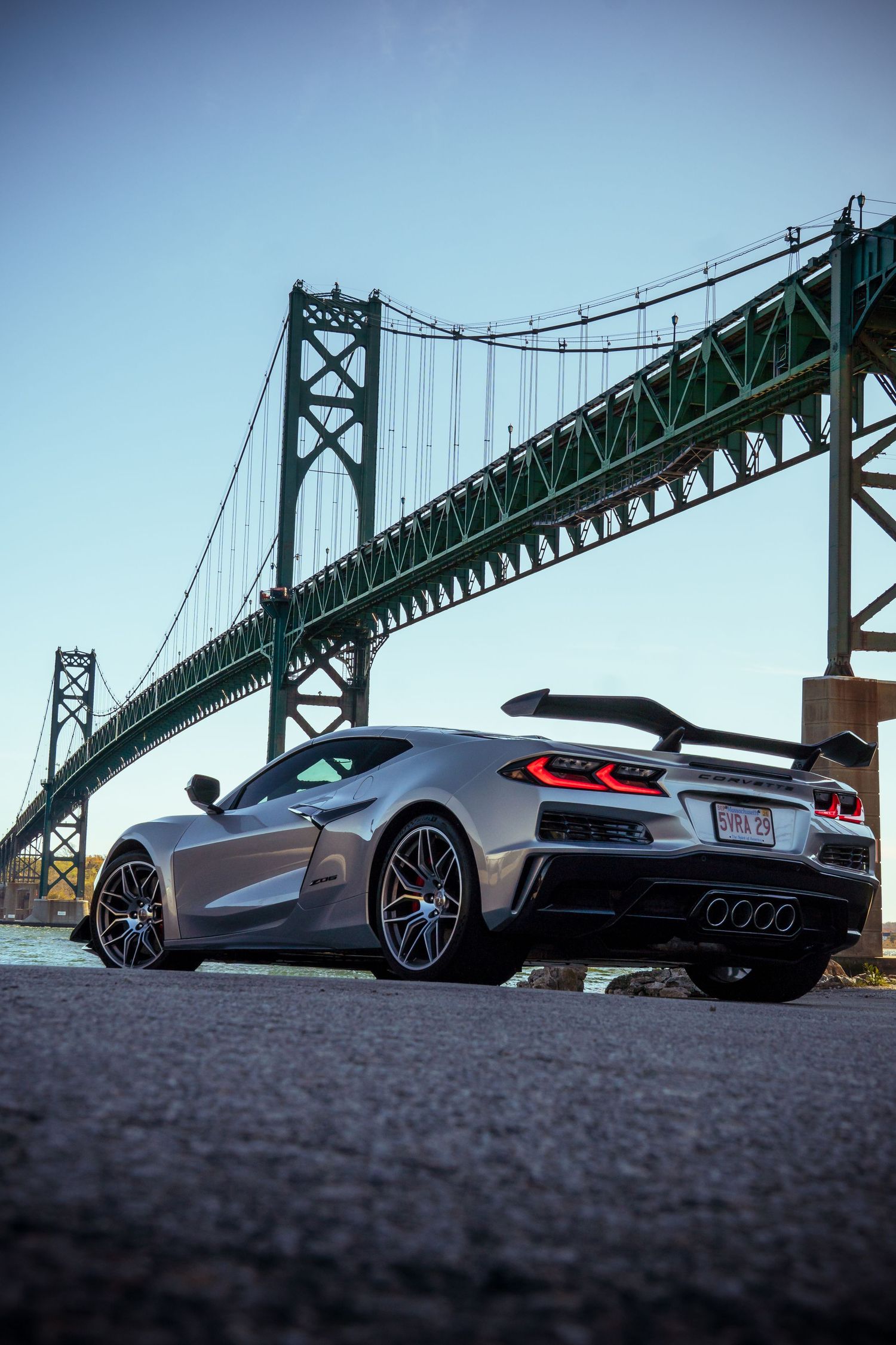 C8 Chevrolet Corvette on a beautiful day