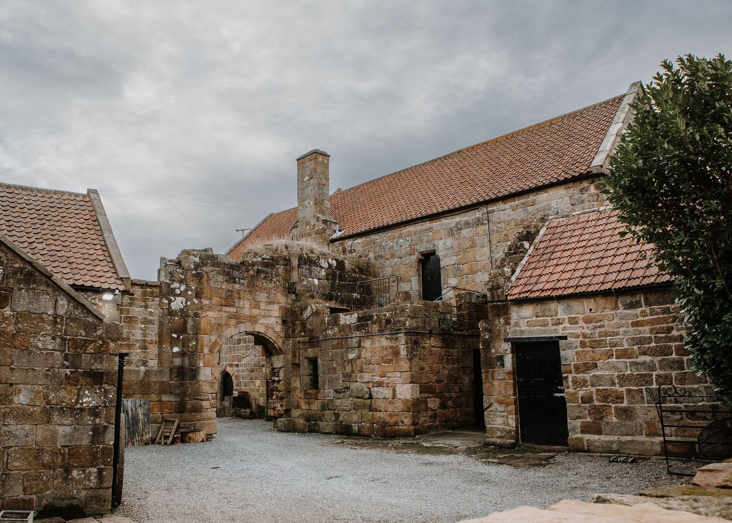 North Yorkshire wedding venue, Danby Castle Barn.