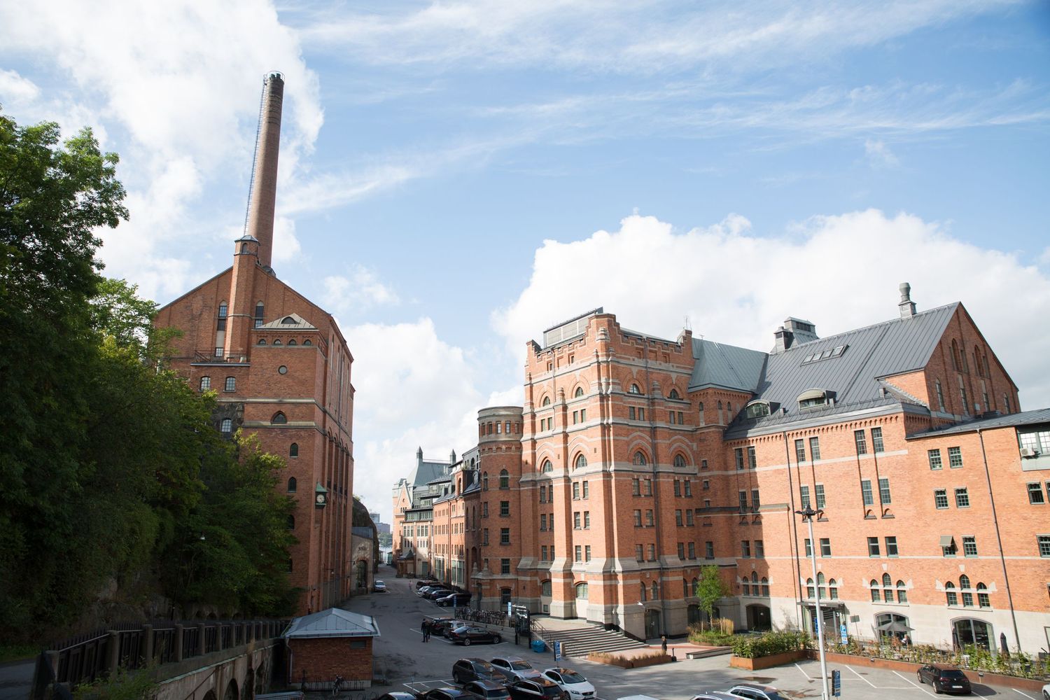 Hallström PR – byggnaden bakom Münchenbryggeriet