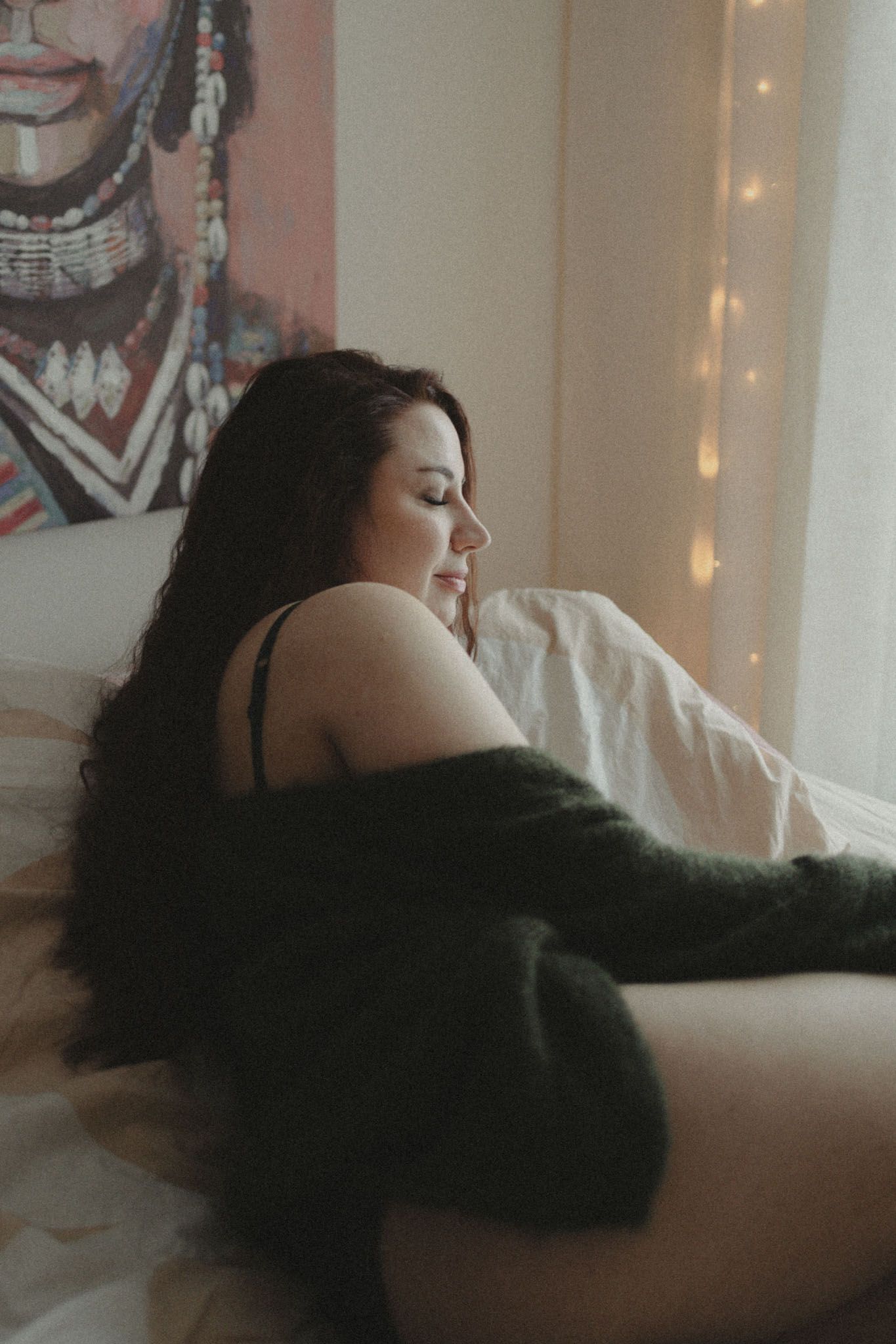 Boudoirkuvaus, Valokuvaaja Maija Kemell, Jyväskylä, boudoirkuvaus kotona