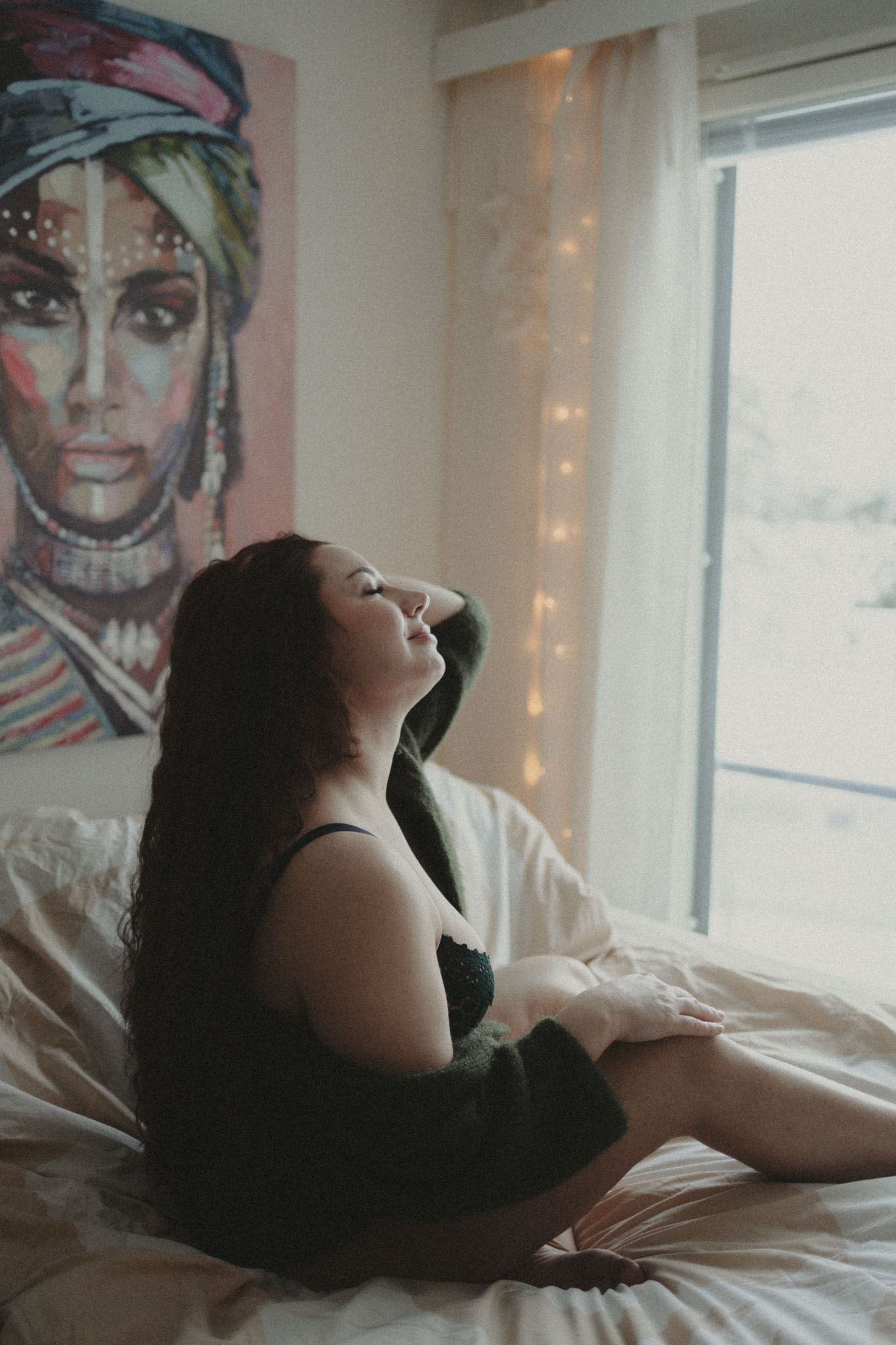 Boudoirkuvaus, Valokuvaaja Maija Kemell, Jyväskylä, boudoirkuvaus kotona