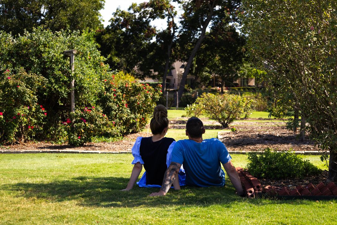 Couple in the grass