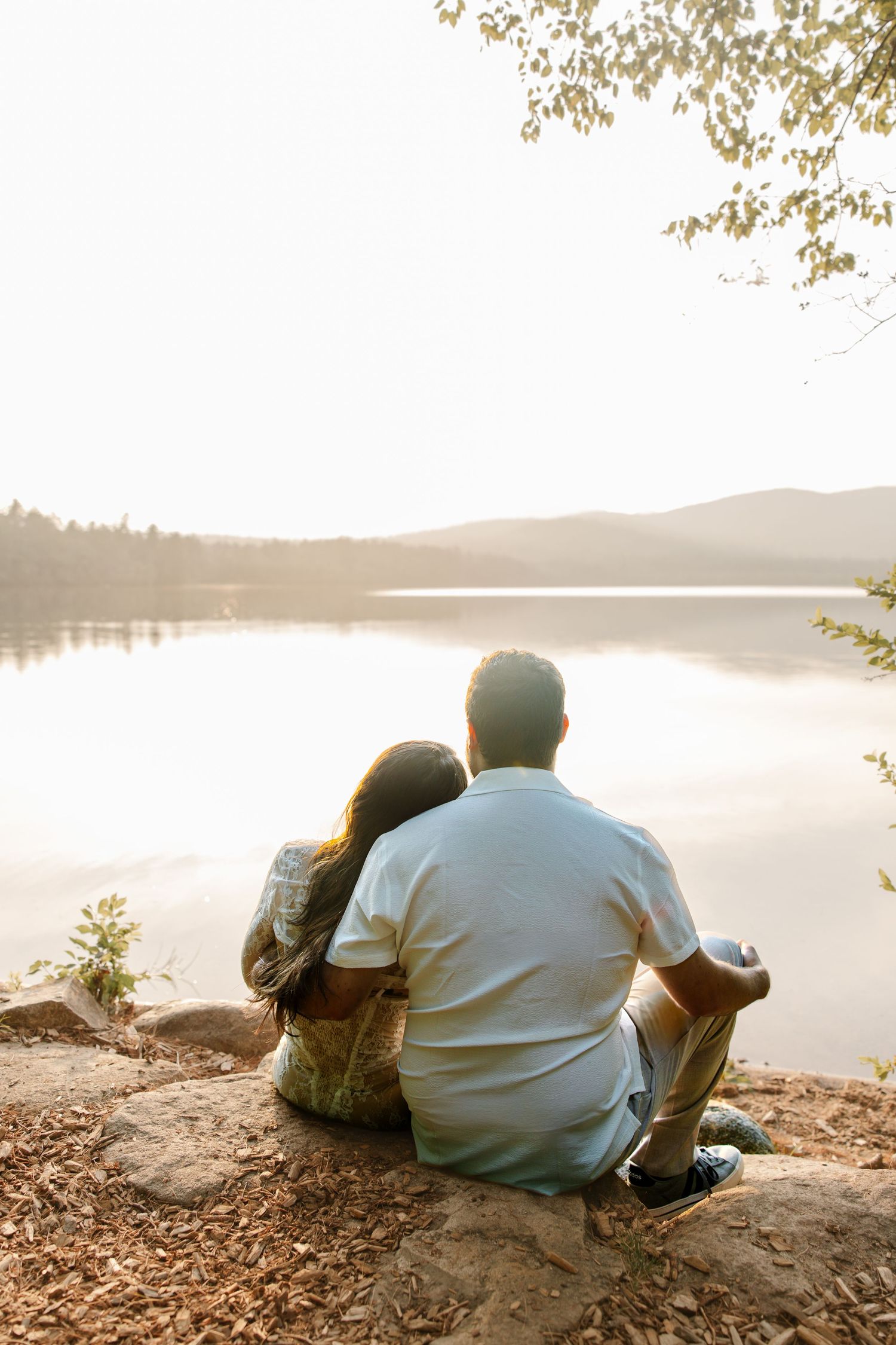 Engagement Photos in the lakes of New Hampshire