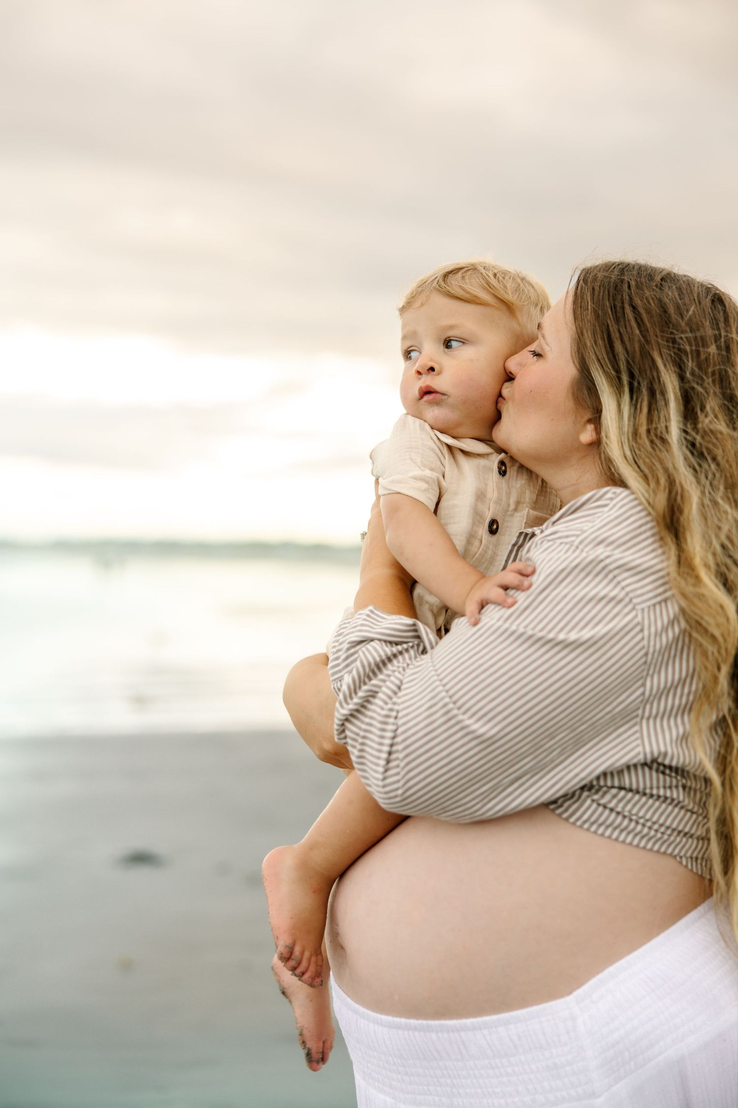 Mommy & Me photos by the ocean
