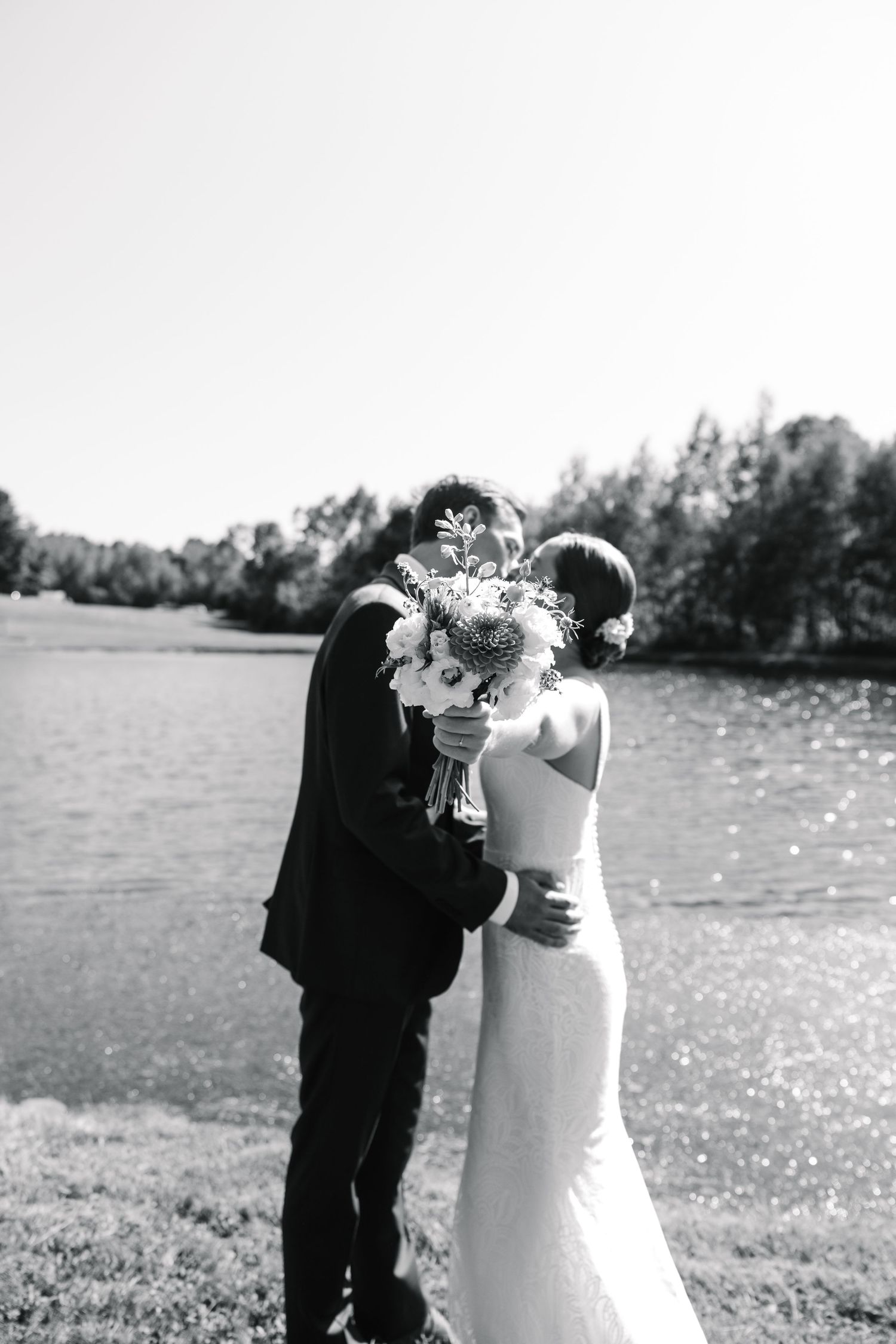 A little wedding editorial photography fun by the water!