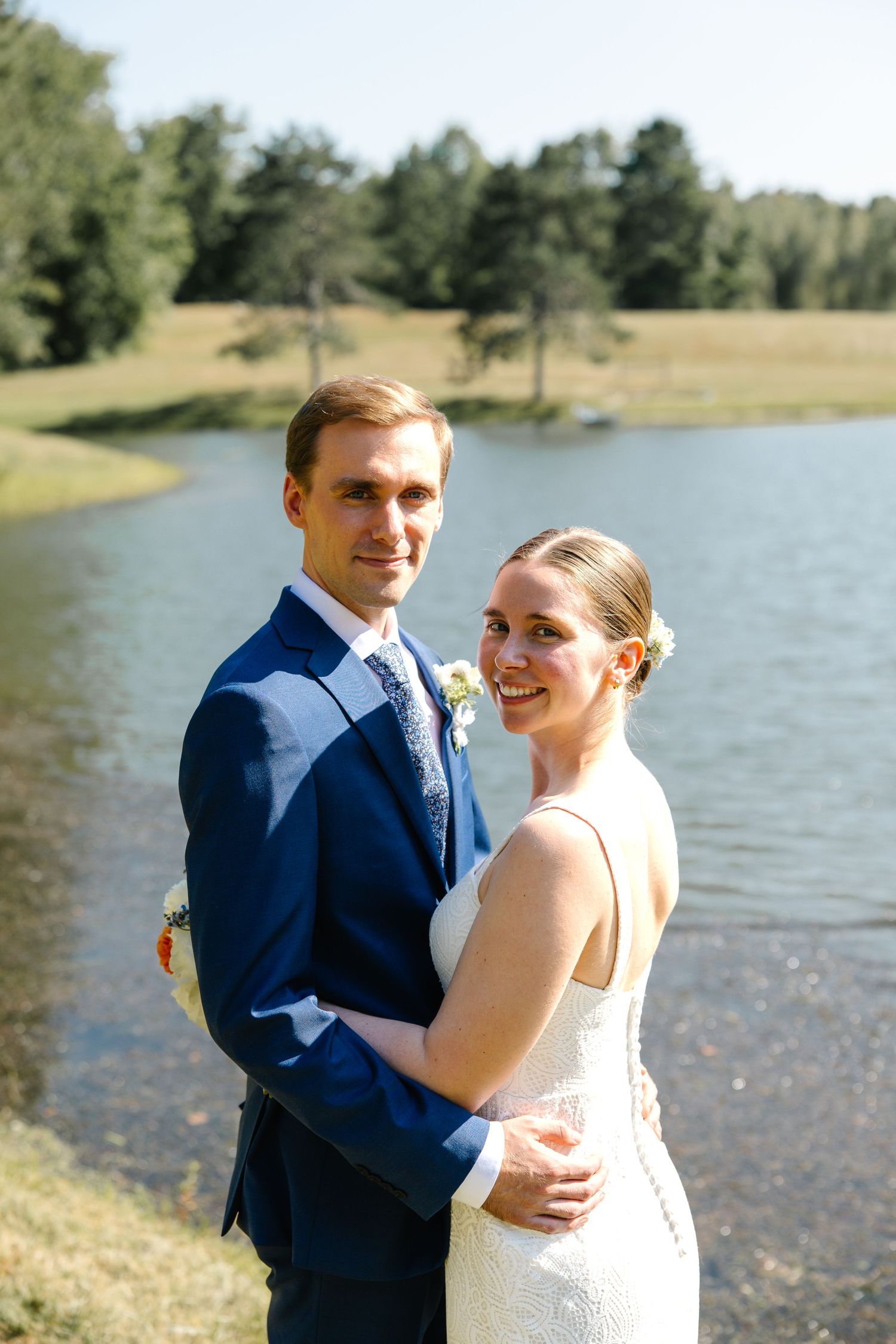 Allie and Cal for wedding portraits, on their picture perfect day.