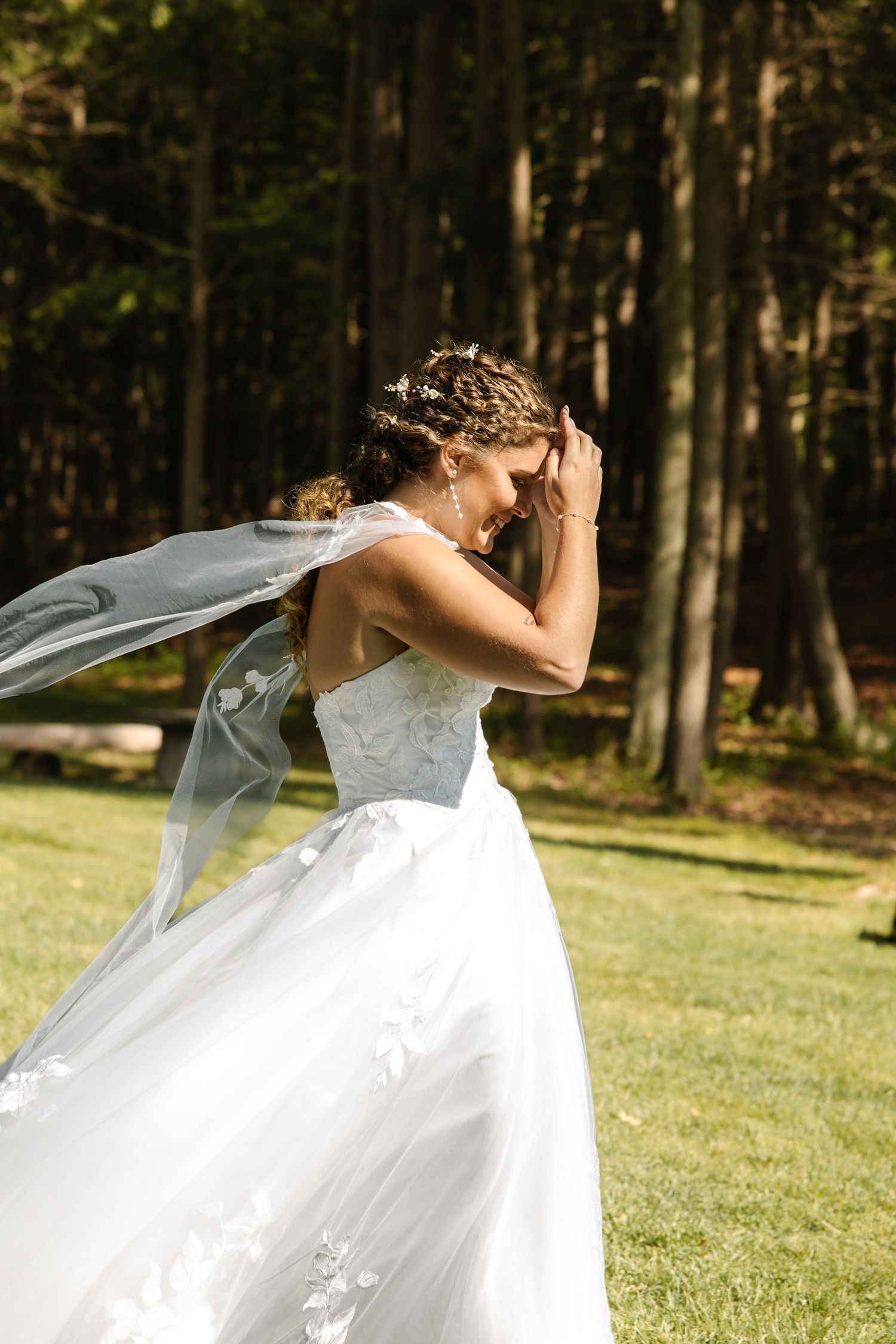 Taylor Kennedy on Wedding Day