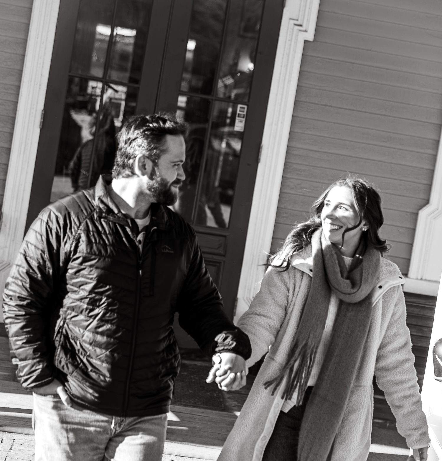 Engagment Black and White Photography