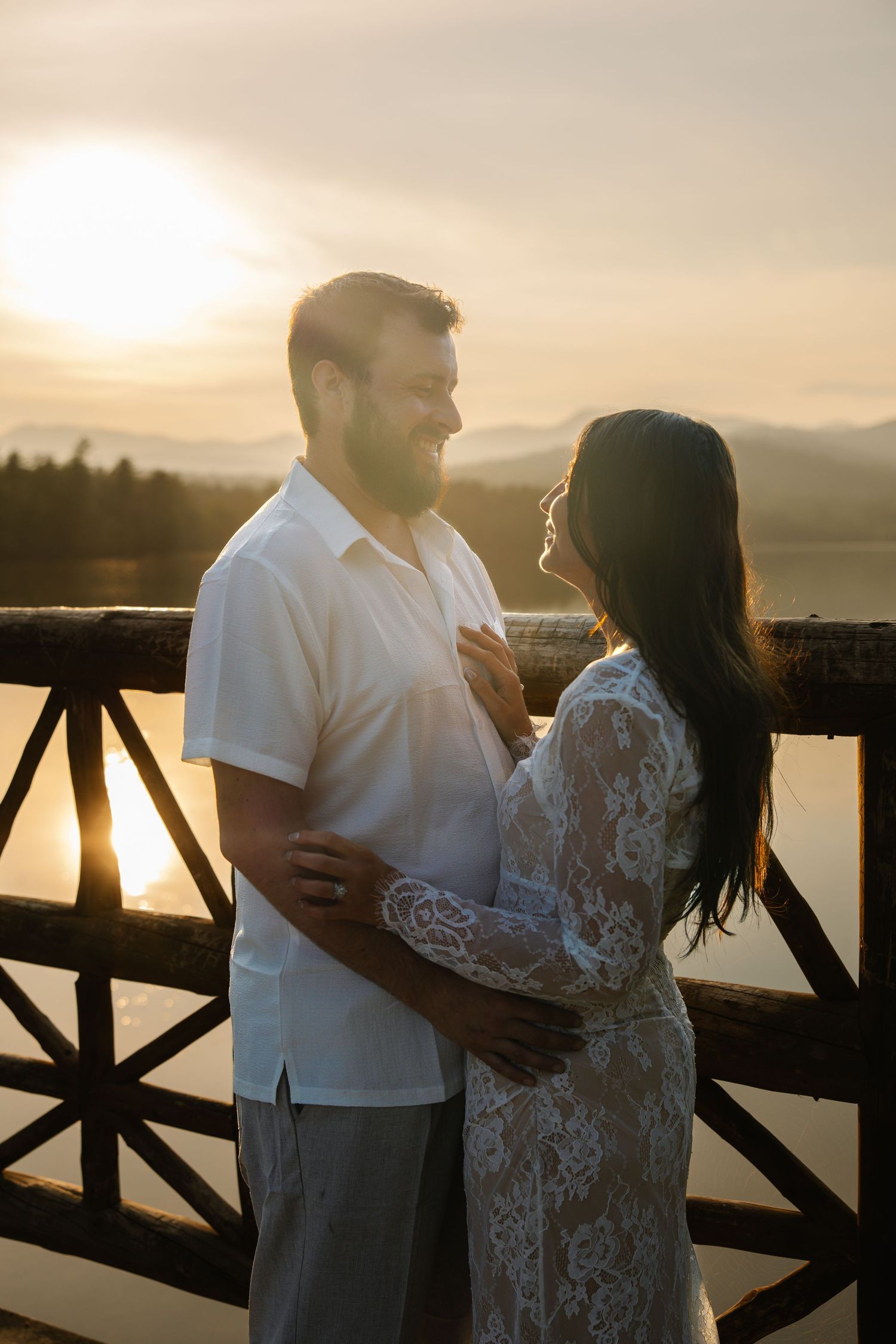 Engagement Photos in the lakes of New Hampshire