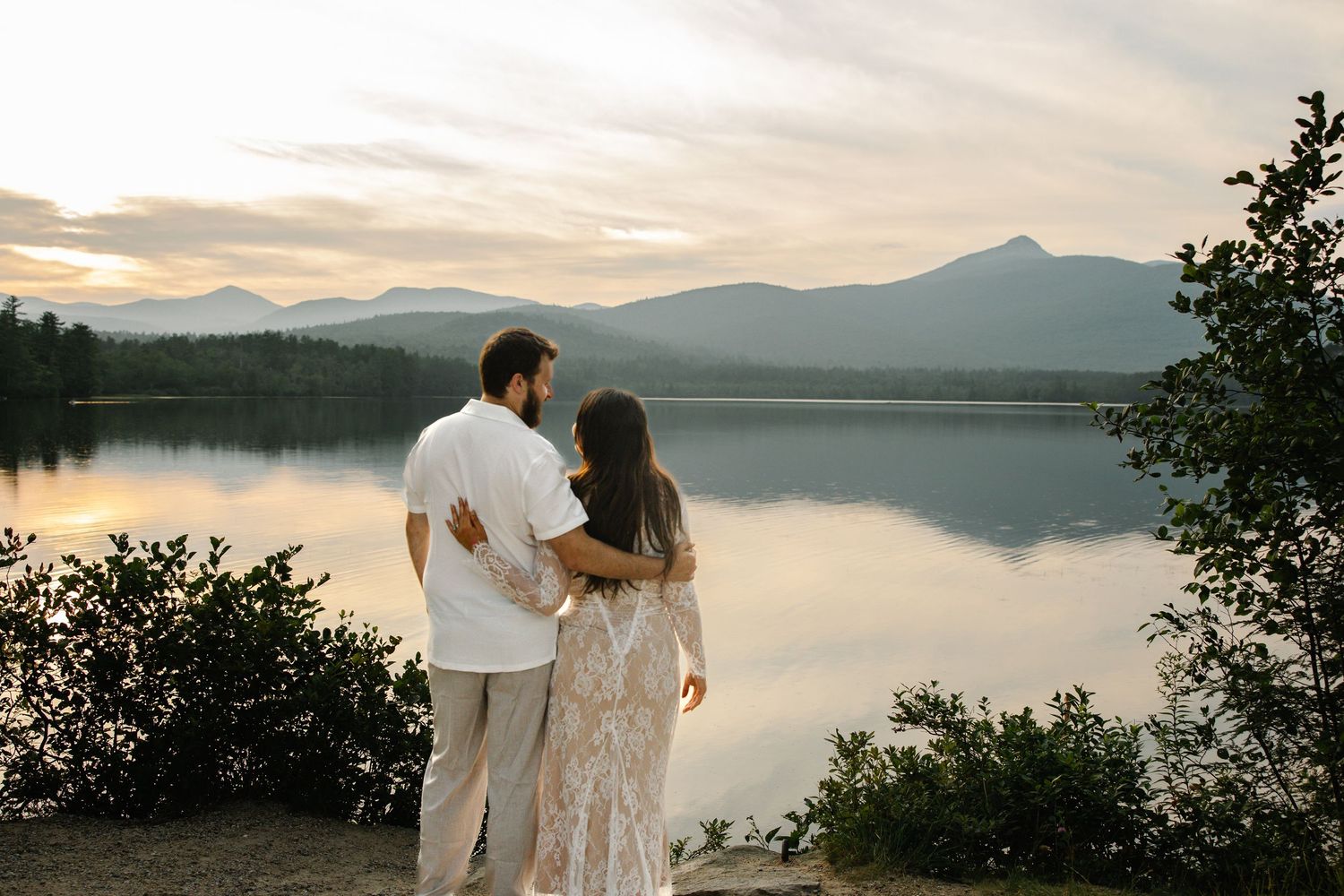 Engagement Photos in the lakes of New Hampshire