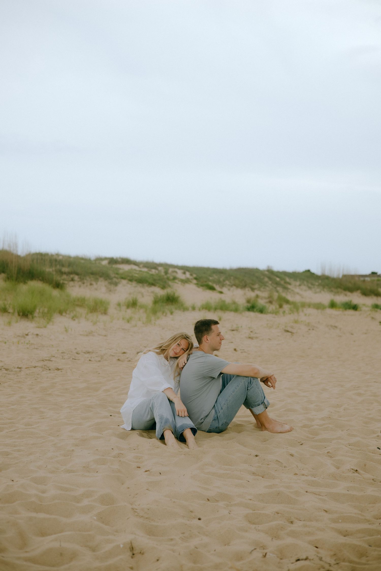 couples photoshoot on at first landing state park in virginia beach shot by virginia wedding and couples photographer