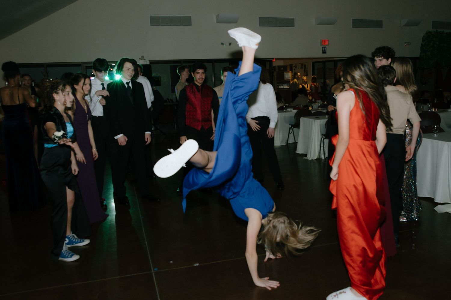 NJROTC Military Ball dance floor in Yorktown, VA captured by virginia event photographer