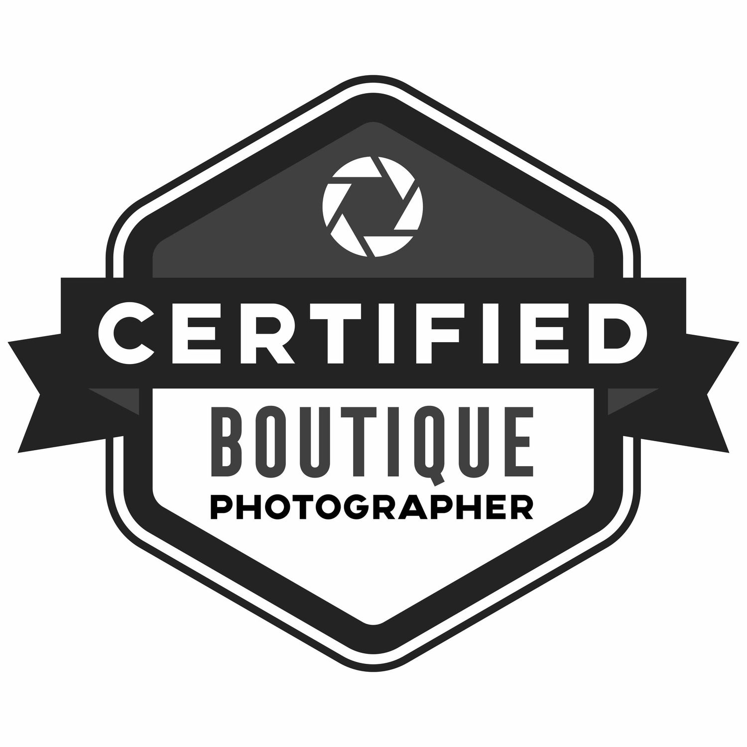 Professional Business Institute Certified Boutique Photographer Badge.