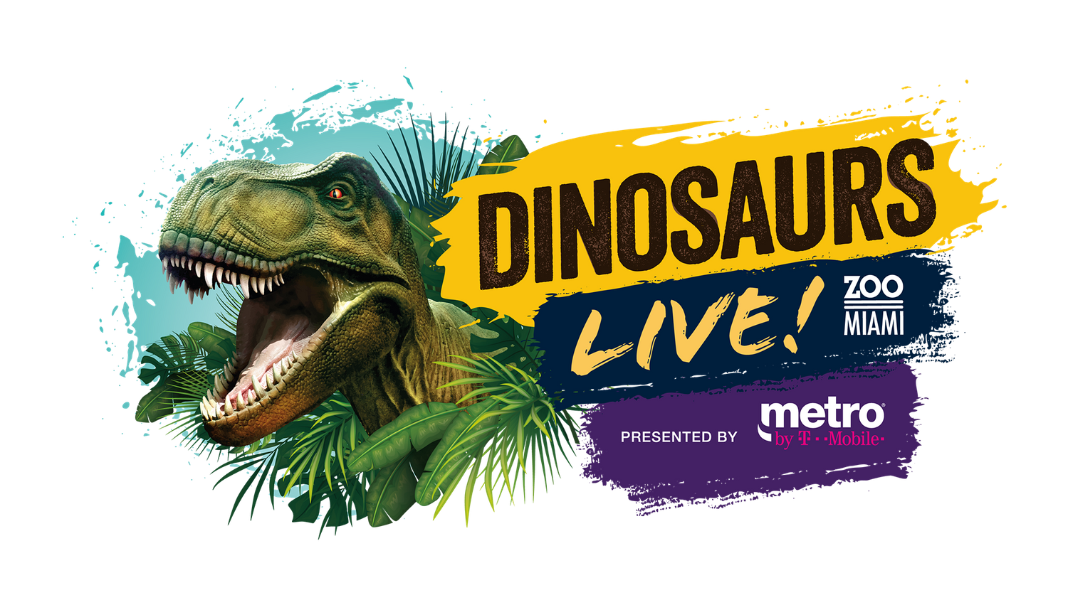 Zoo Miami Dinosaurs Live Logo