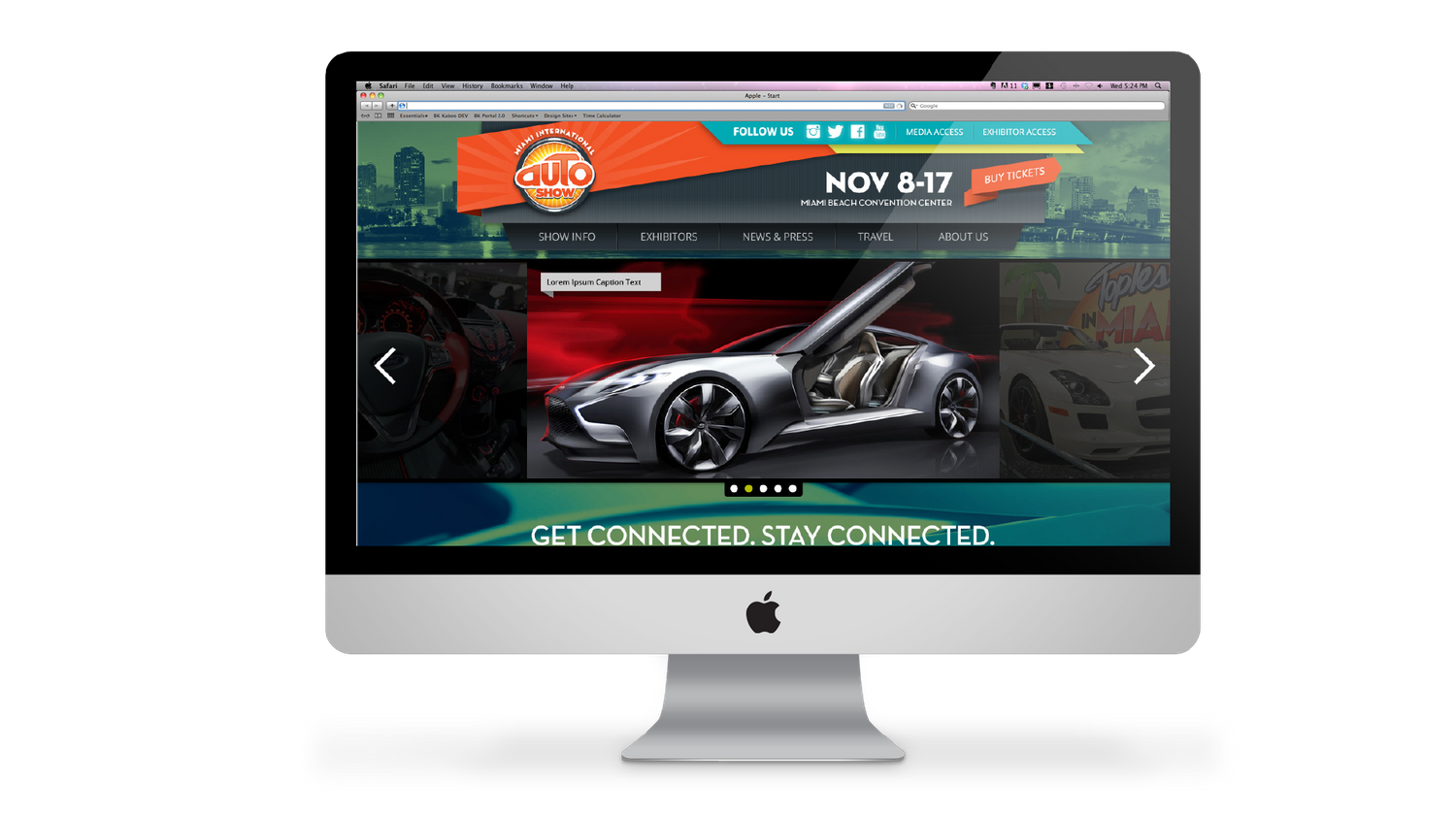 Auto Show Website Design