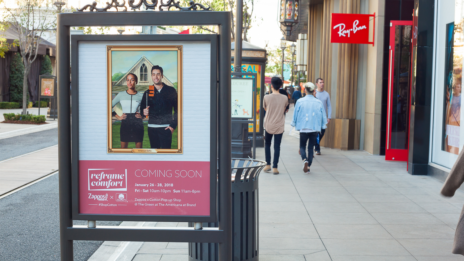 Cotton, Inc. Reframe Comfort Campaign Graphics